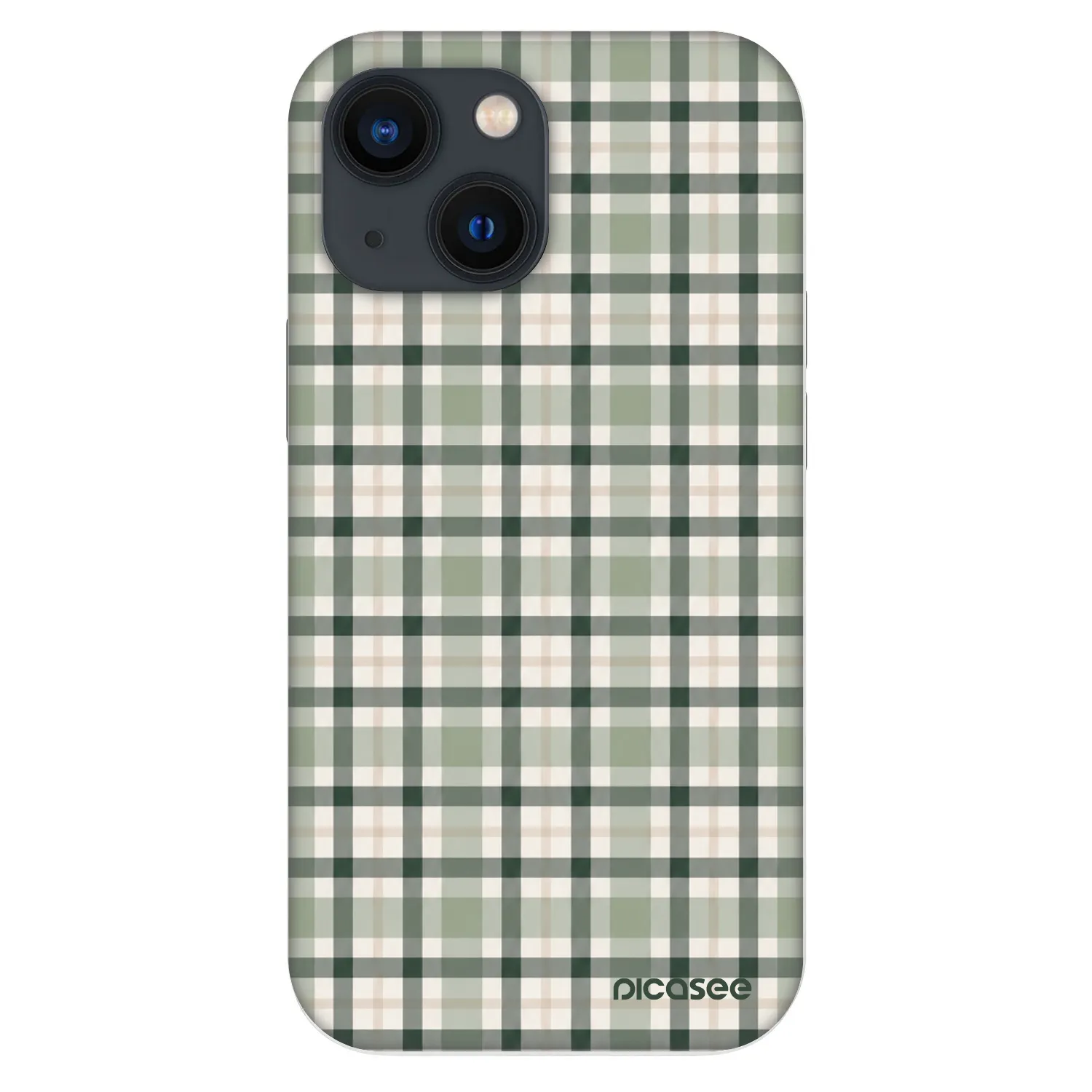 Picasee Fashion Case za Apple iPhone 13 mini - Sage Tartan