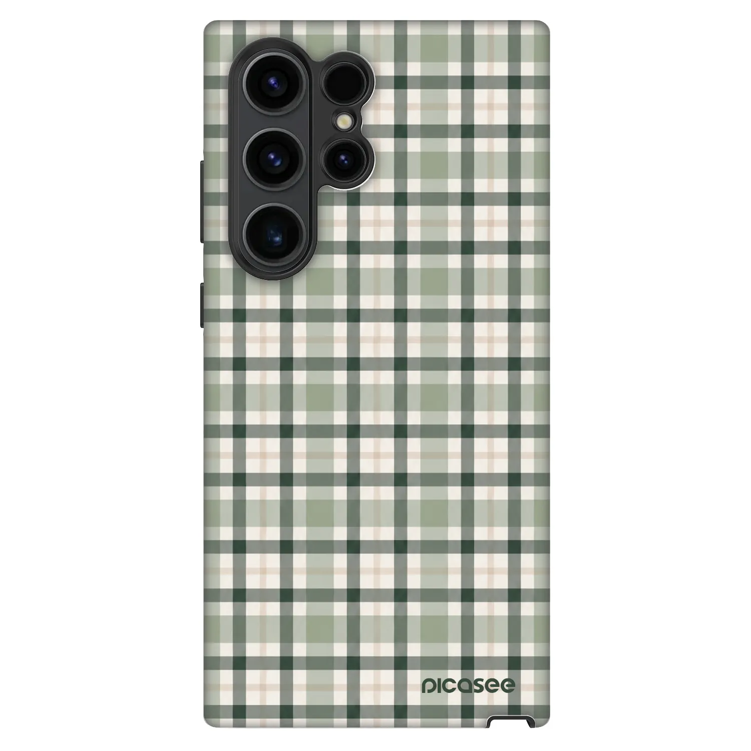 Picasee Fashion Case za Samsung Galaxy S23 Ultra 5G - Sage Tartan