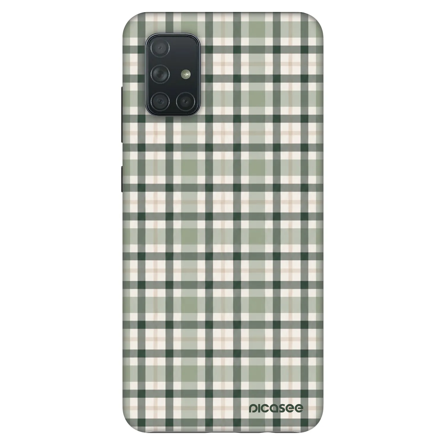 Picasee Fashion Case za Samsung Galaxy A71 A715F - Sage Tartan