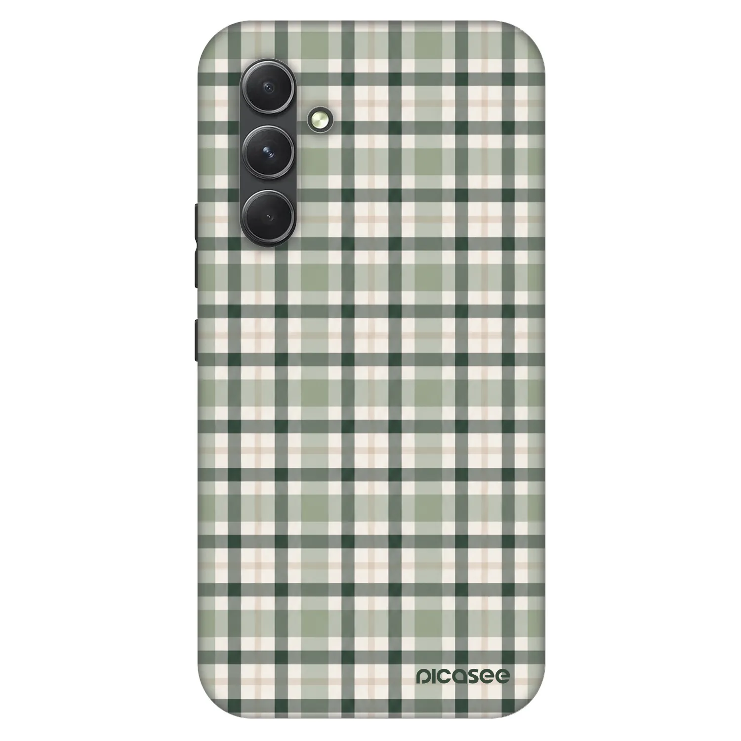 Picasee Fashion Case za Samsung Galaxy A54 5G A546B - Sage Tartan