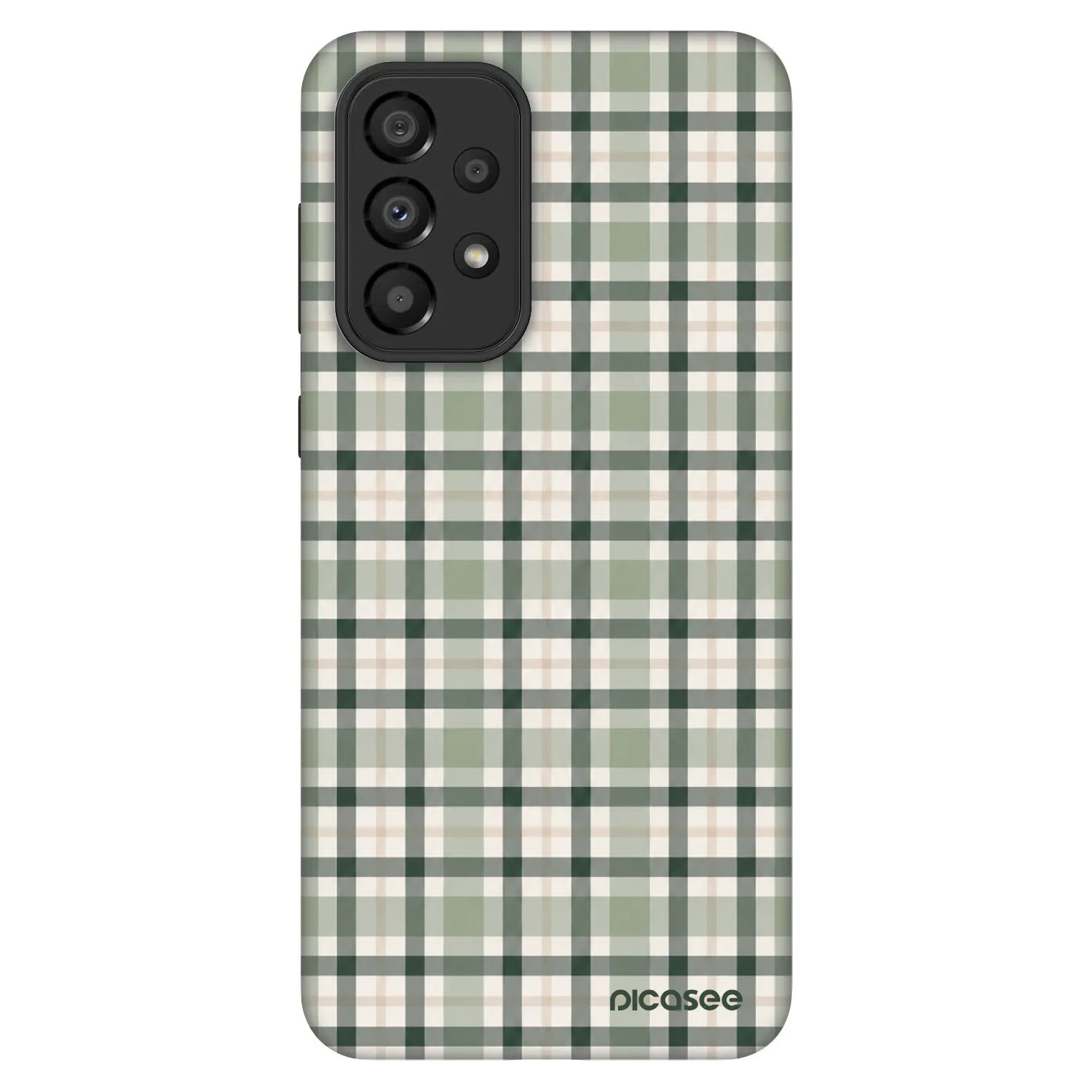Picasee Fashion Case za Samsung Galaxy A33 5G A336 - Sage Tartan