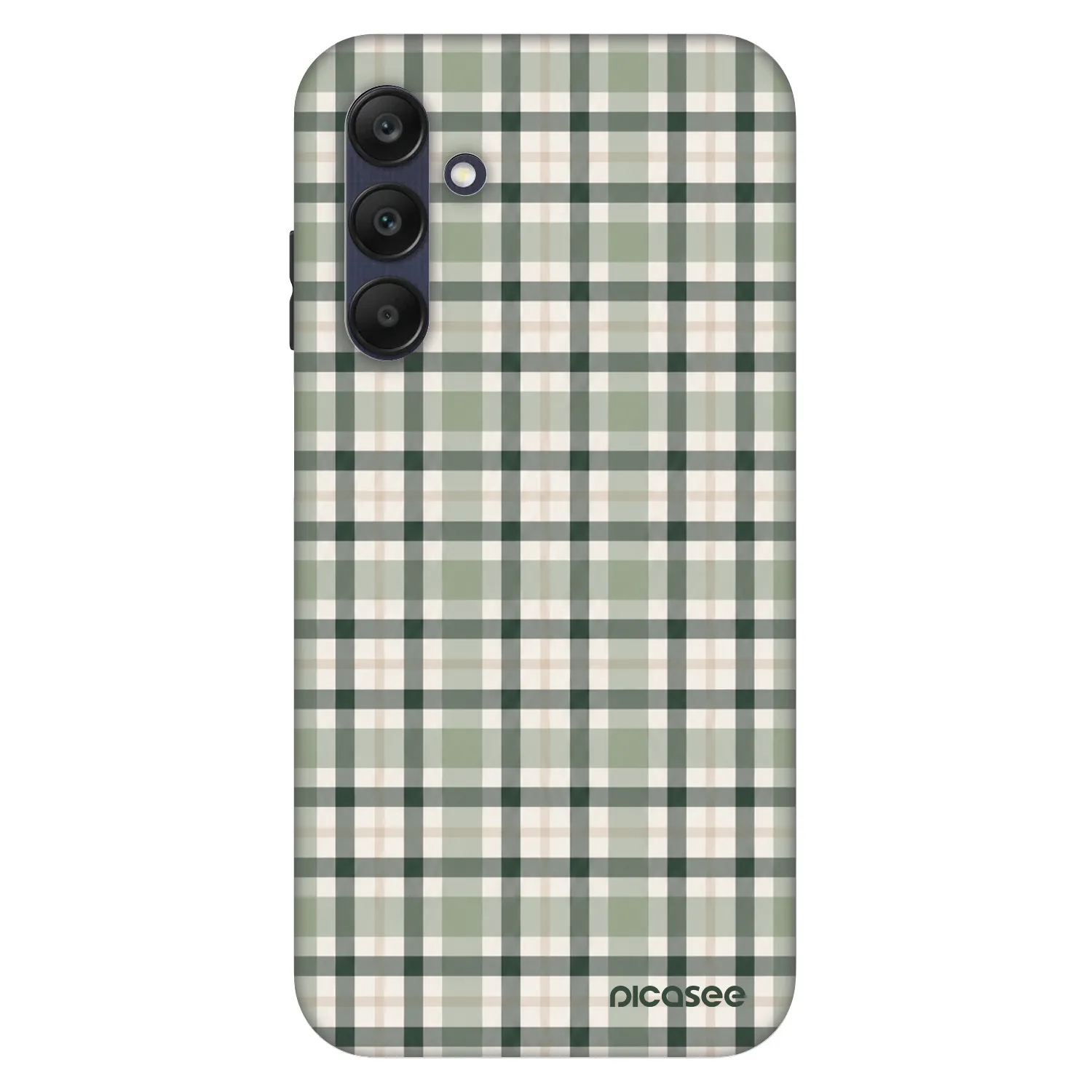 Picasee Fashion Case za Samsung Galaxy A25 A256B 5G - Sage Tartan