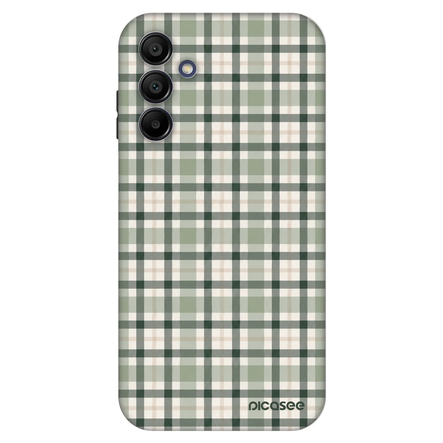 Picasee Fashion Case za Samsung Galaxy A15 A156B 5G - Sage Tartan