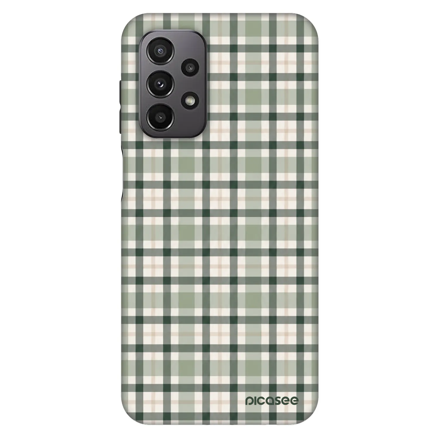 Picasee Fashion Case za Samsung Galaxy A23 A235F 4G - Sage Tartan
