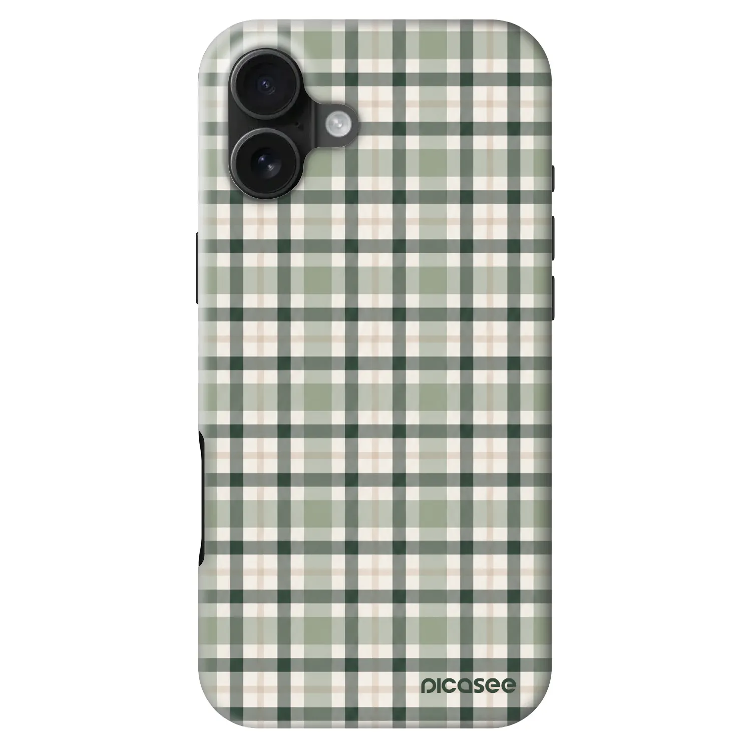 Picasee Fashion Case MagSafe za Apple iPhone 16 Plus - Sage Tartan