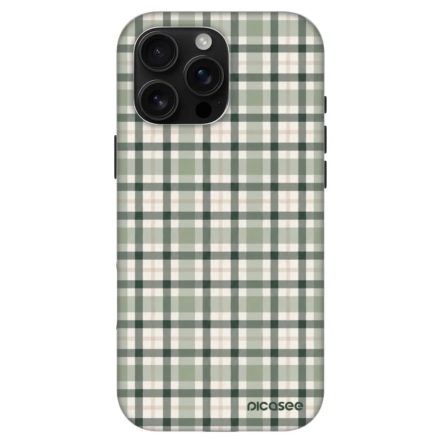 Picasee Fashion Case MagSafe za Apple iPhone 16 Pro Max - Sage Tartan