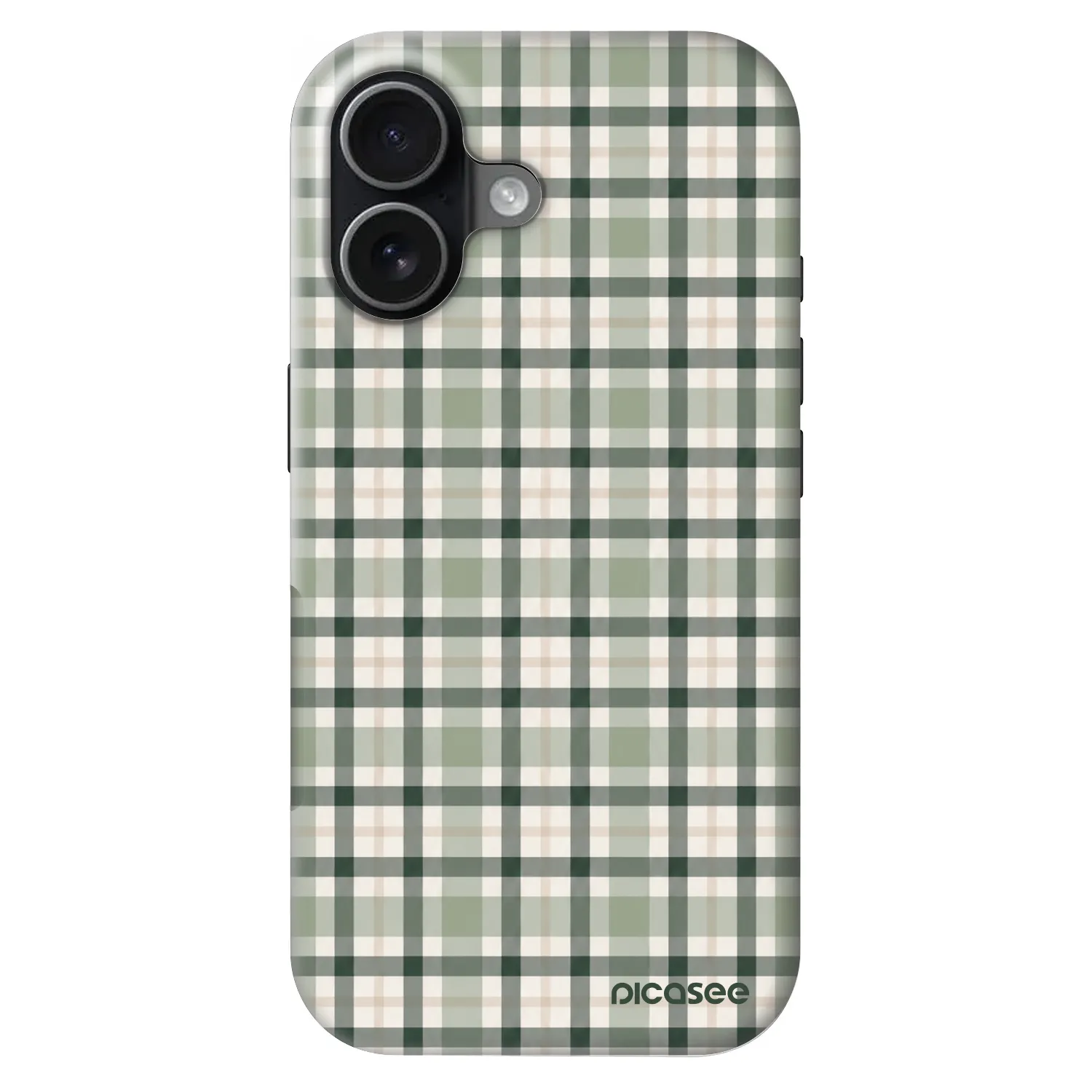 Picasee Fashion Case MagSafe za Apple iPhone 17 - Sage Tartan
