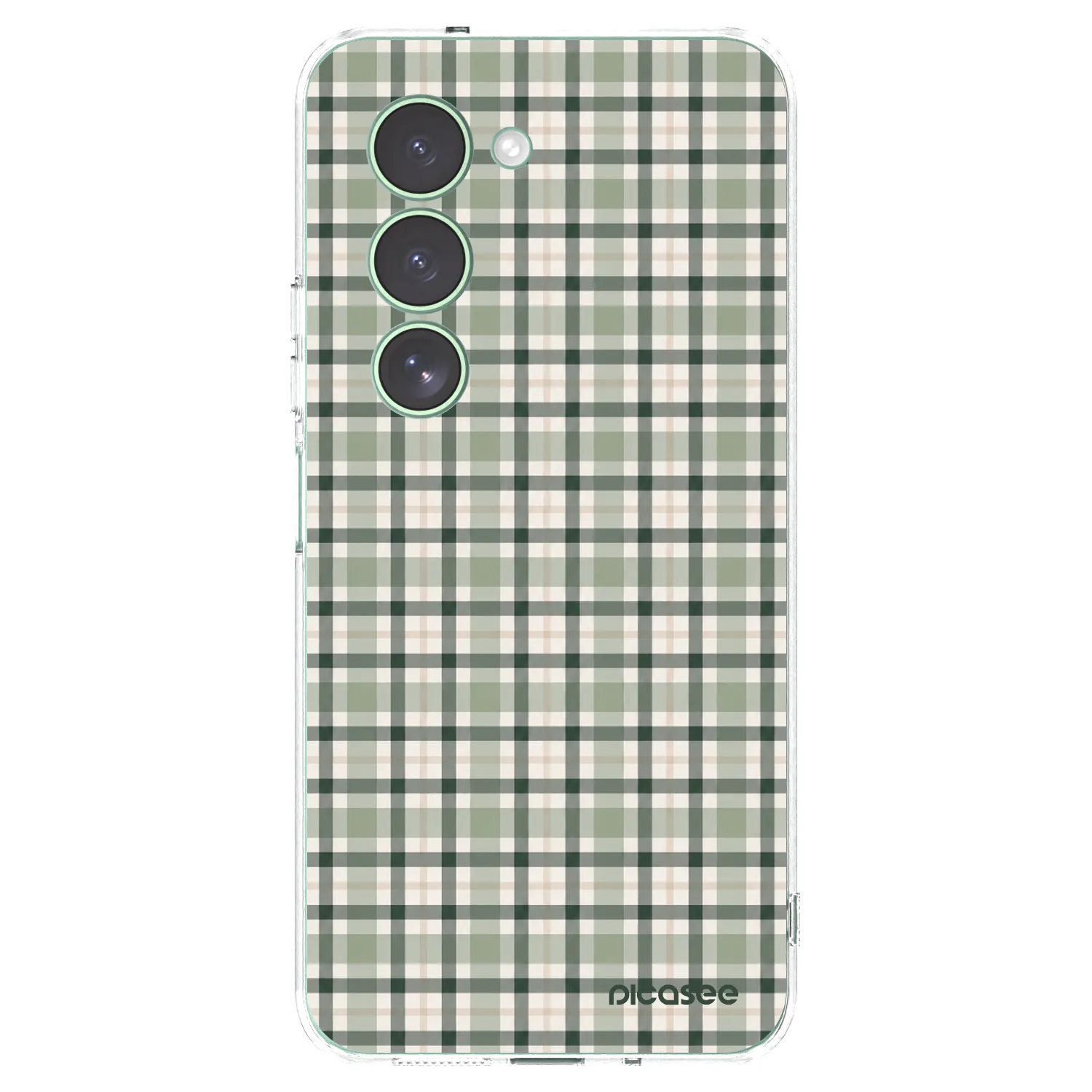 Picasee silikonska prozirna maskica za Xiaomi Redmi 15 5G - Sage Tartan