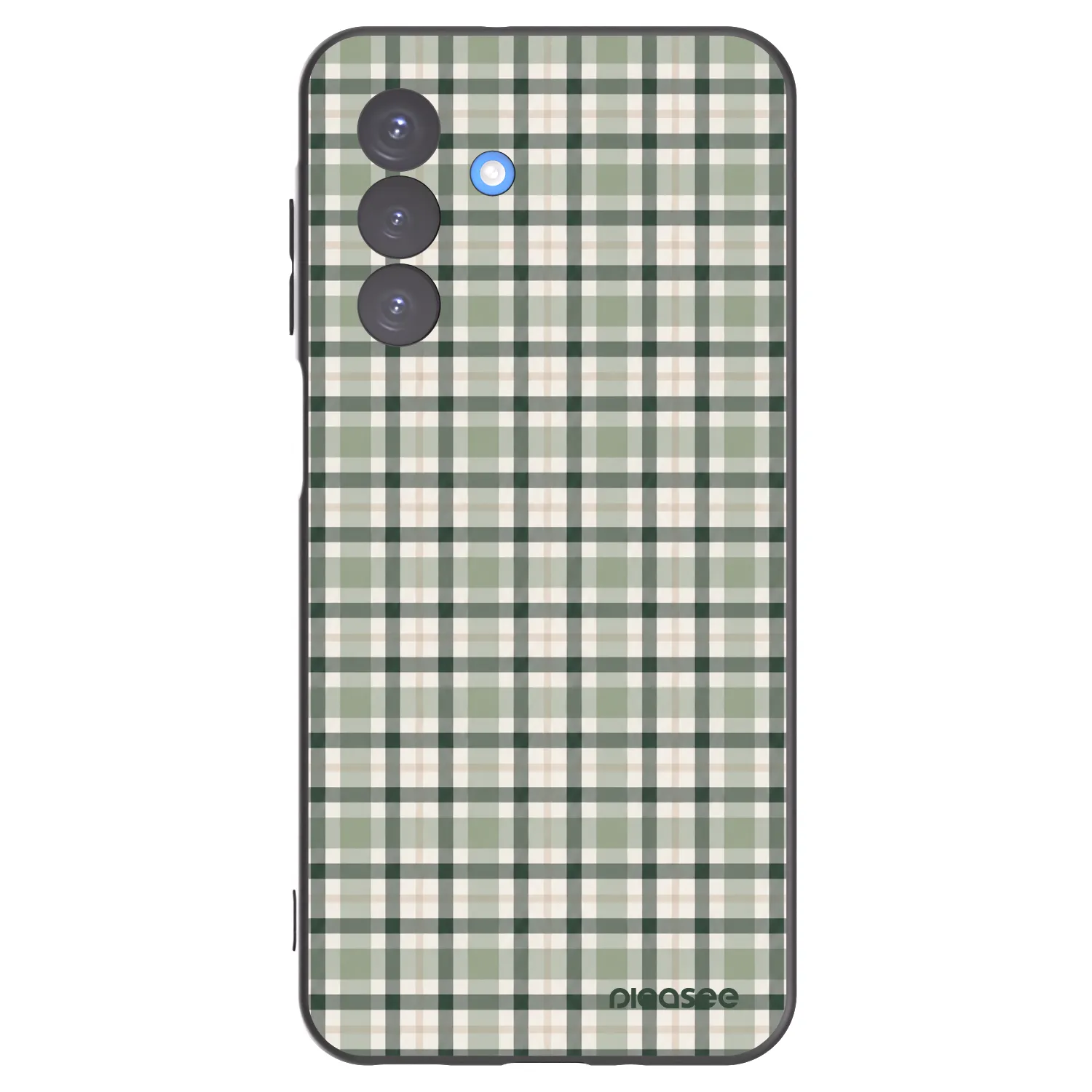 Picasee crna silikonska maskica za Samsung Galaxy A17 5G - Sage Tartan