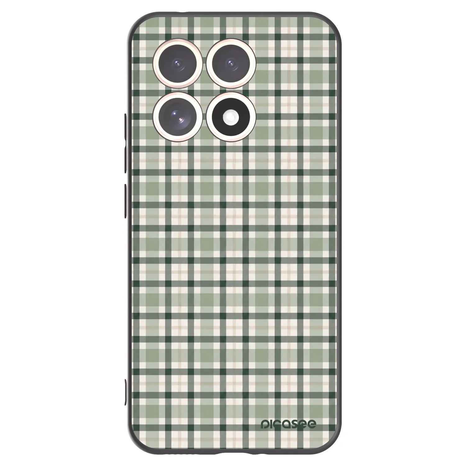 Picasee crna silikonska maskica za Xiaomi 15T - Sage Tartan