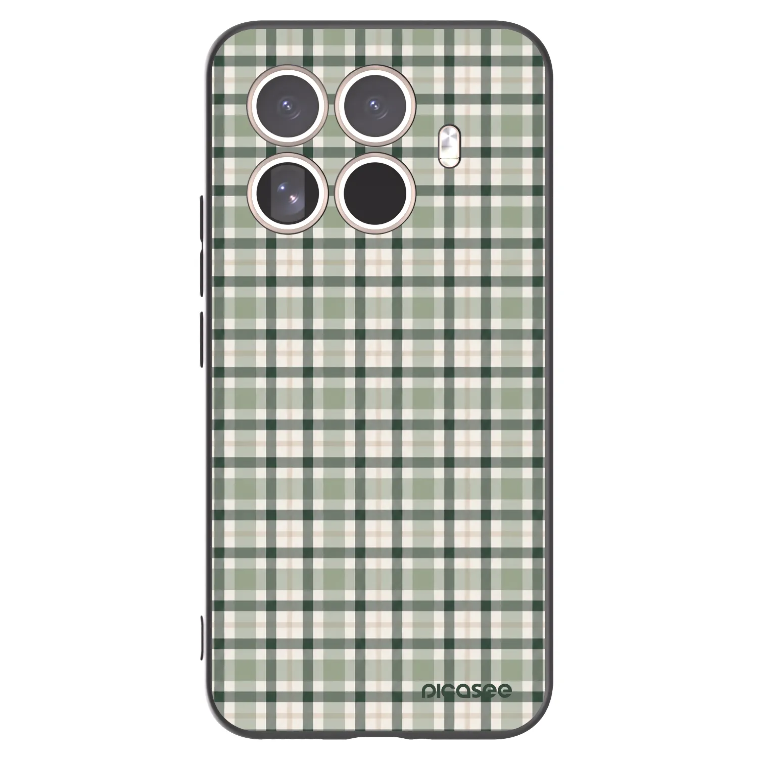 Picasee crna silikonska maskica za Xiaomi 15T Pro - Sage Tartan