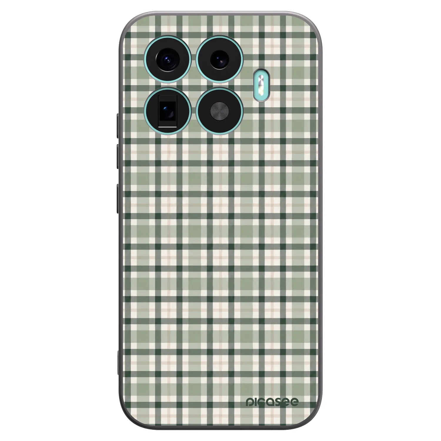 Picasee crna silikonska maskica za Xiaomi 17T - Sage Tartan