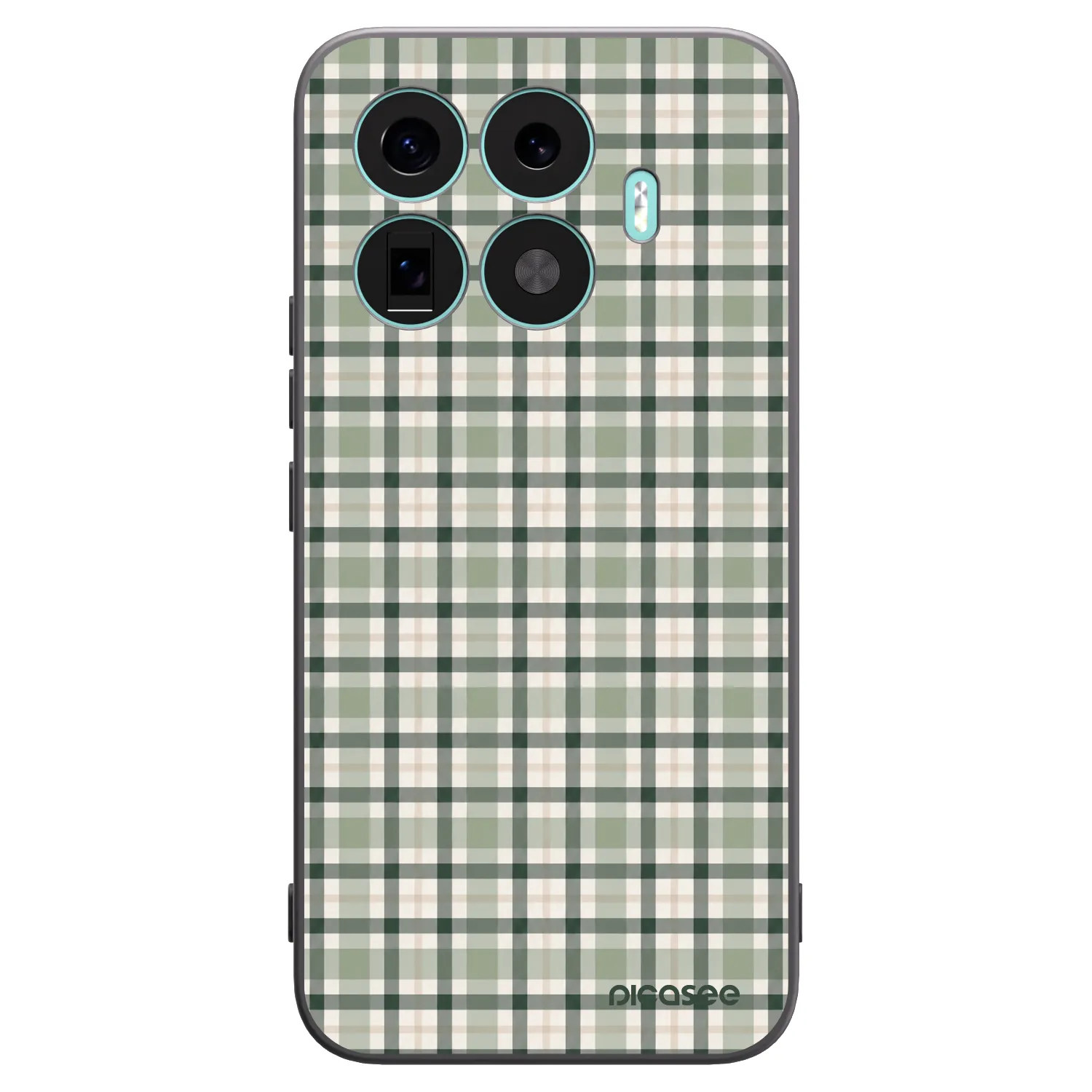 Picasee crna silikonska maskica za Xiaomi 17T Pro - Sage Tartan