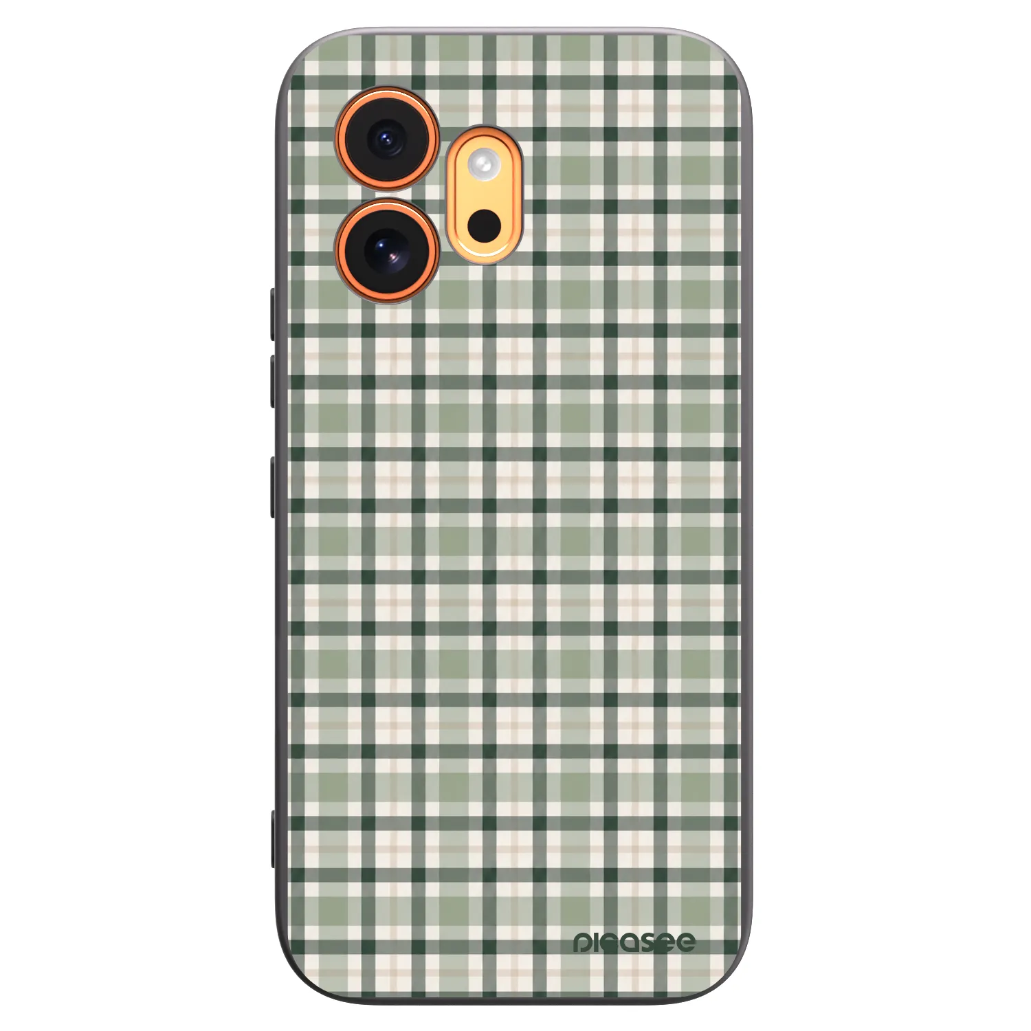 Picasee crna silikonska maskica za Honor 600 - Sage Tartan