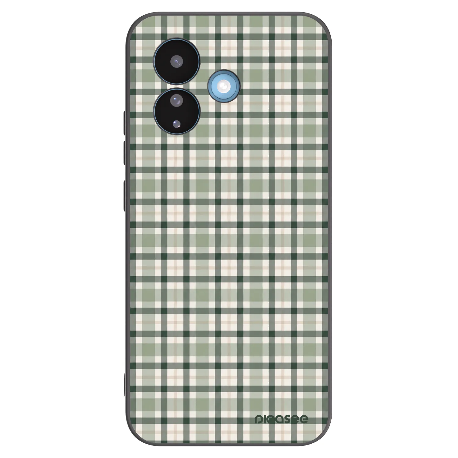 Picasee crna silikonska maskica za Xiaomi Redmi Note 17 Pro 5G - Sage Tartan
