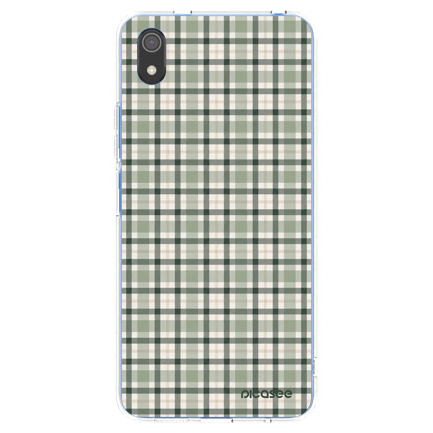 Picasee silikonska prozirna maskica za Xiaomi Redmi 7A - Sage Tartan