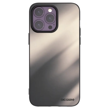Picasee crna silikonska maskica za Apple iPhone 14 Pro Max - Smoky Beige