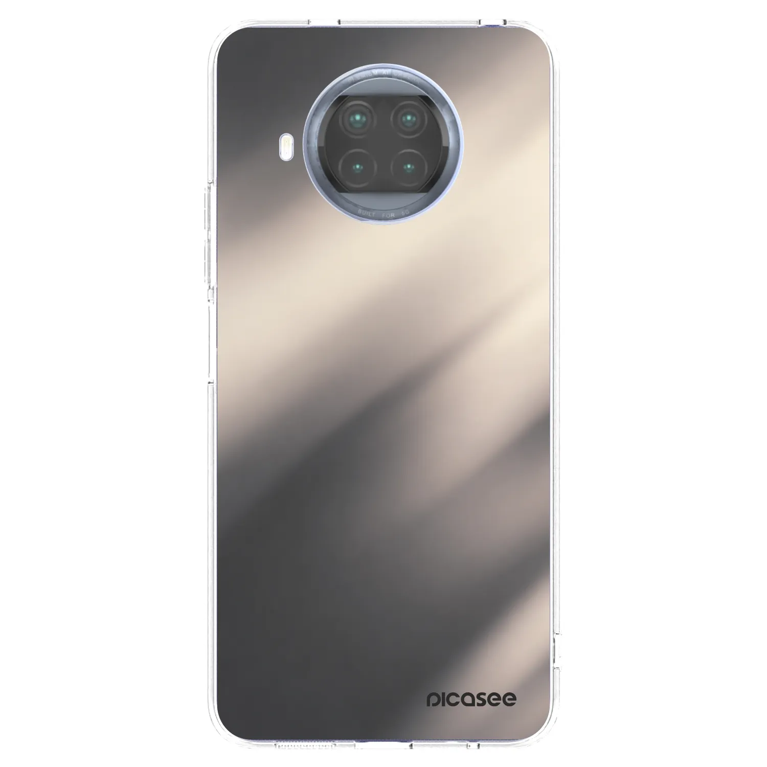 Picasee silikonska prozirna maskica za Xiaomi Mi 10T Lite - Smoky Beige