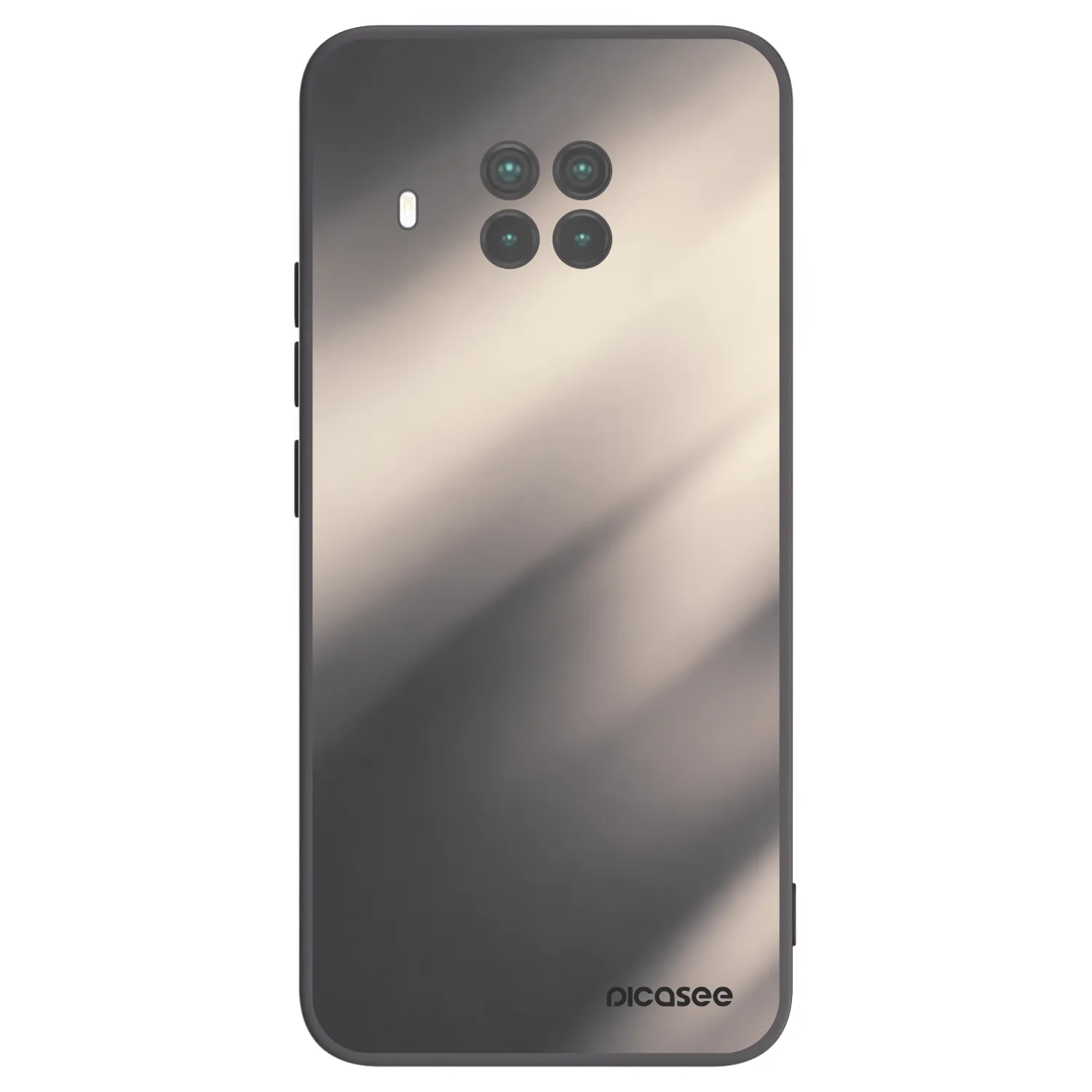 Picasee crna silikonska maskica za Xiaomi Mi 10T Lite - Smoky Beige