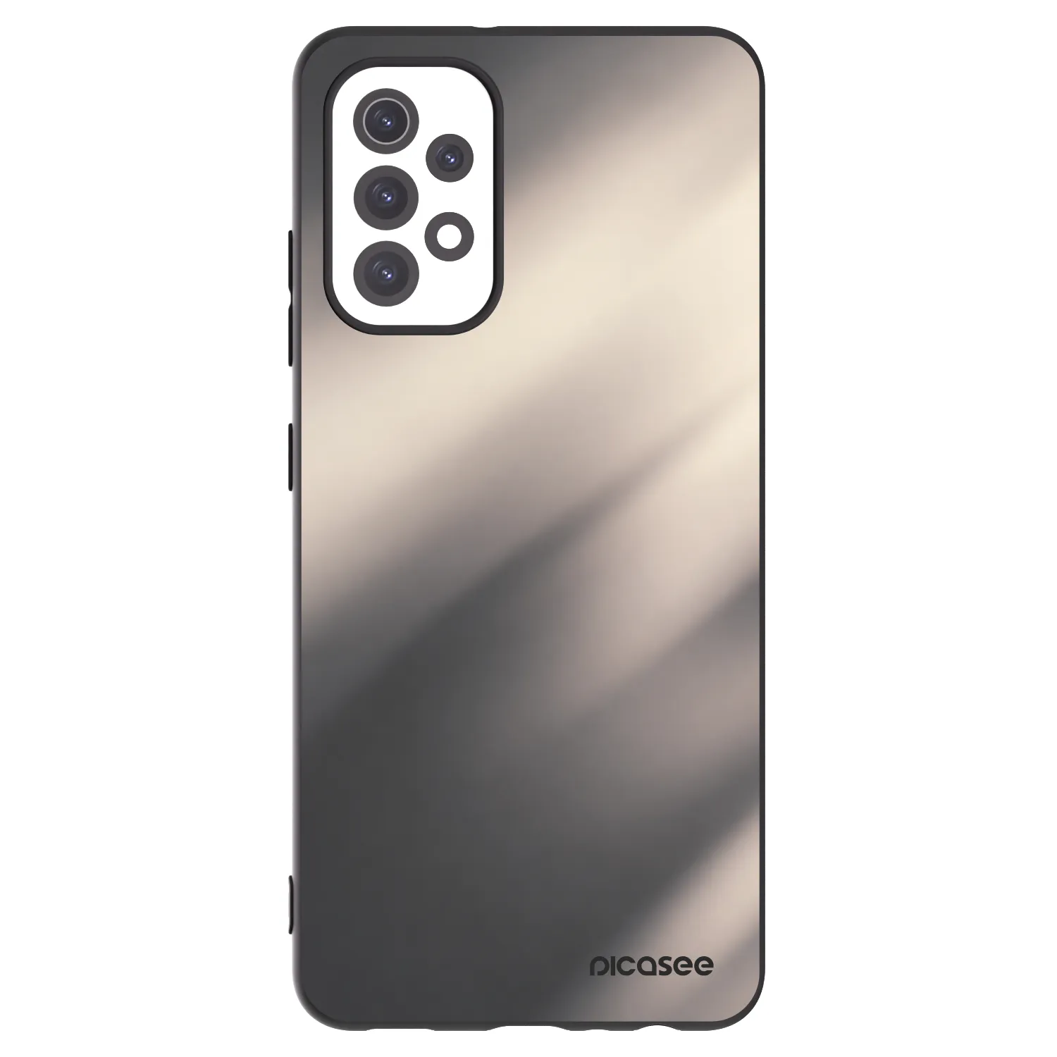 Picasee crna silikonska maskica za Samsung Galaxy A32 5G A326B - Smoky Beige