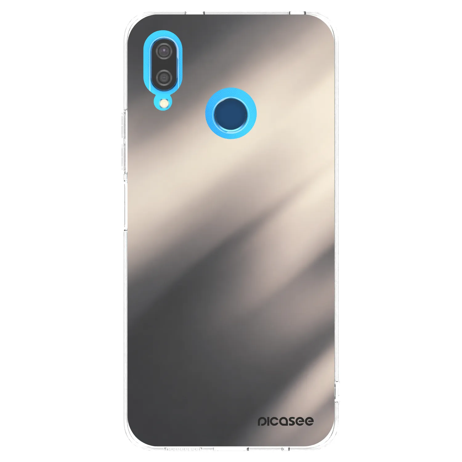 Picasee silikonska prozirna maskica za Huawei P20 Lite - Smoky Beige