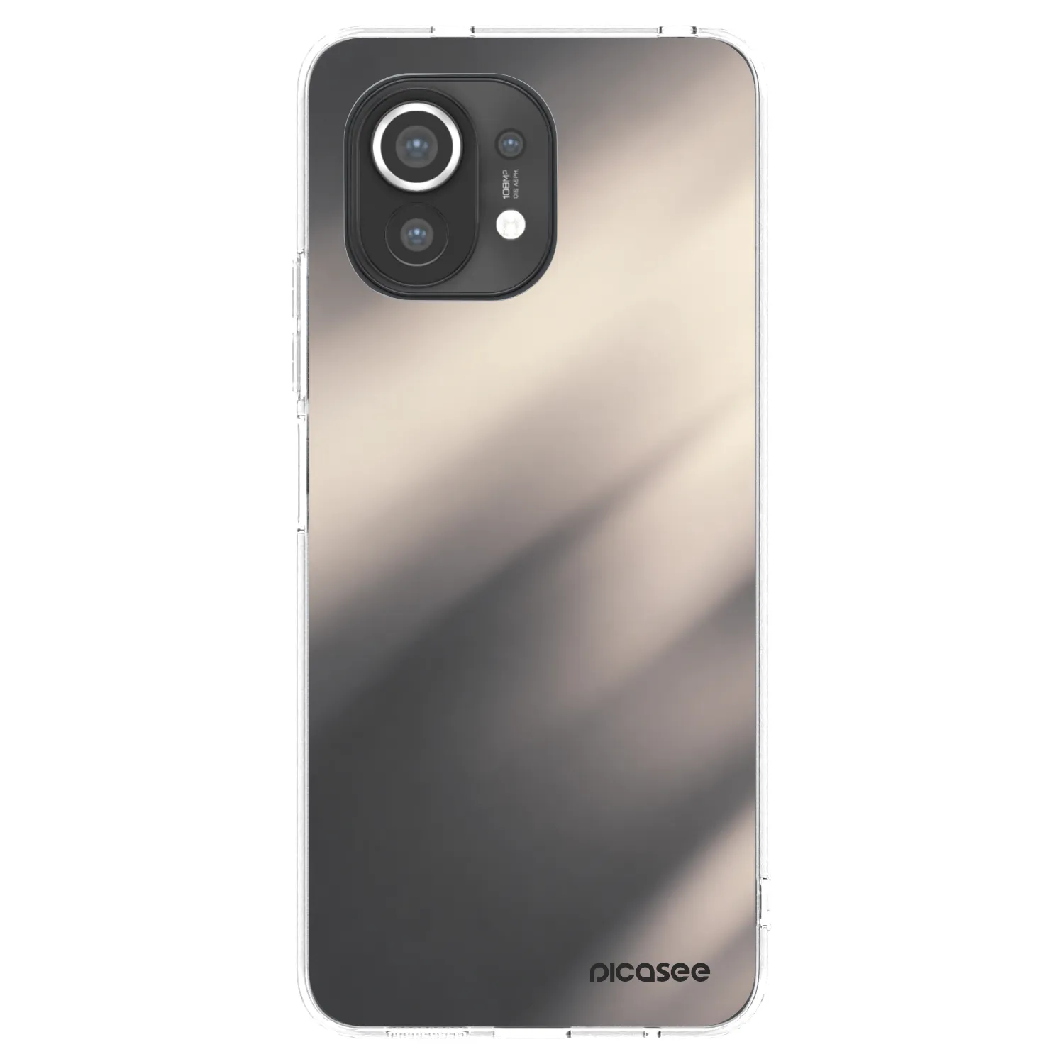 Picasee silikonska prozirna maskica za Xiaomi Mi 11 - Smoky Beige
