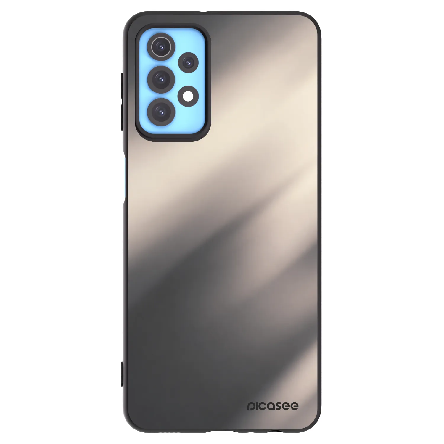 Picasee crna silikonska maskica za Samsung Galaxy A32 4G SM-A325F - Smoky Beige