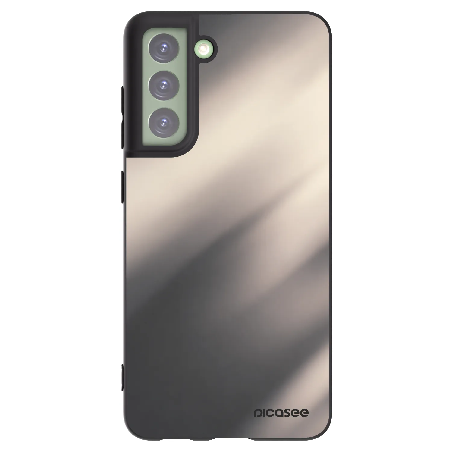 Picasee crna silikonska maskica za Samsung Galaxy S21 FE 5G - Smoky Beige
