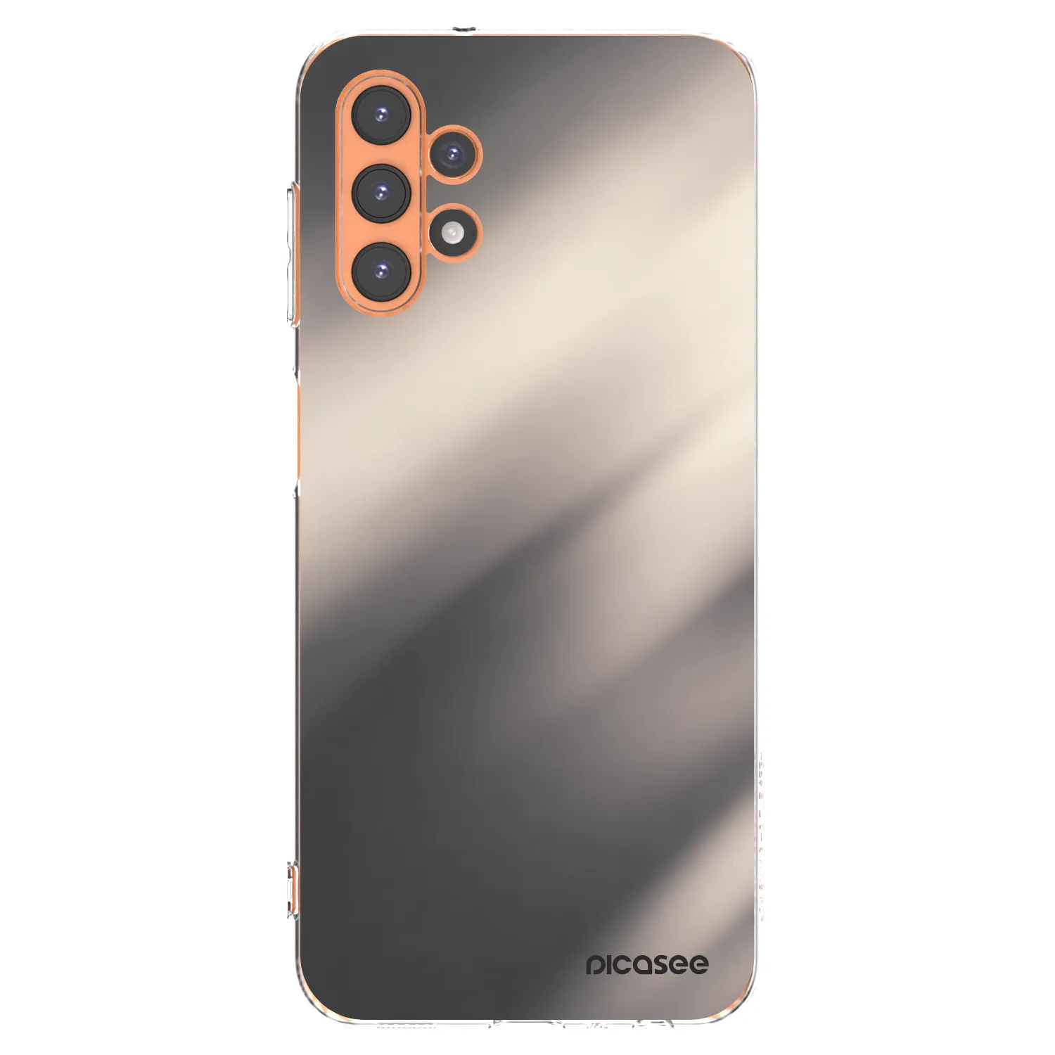 Picasee silikonska prozirna maskica za Samsung Galaxy A13 4G A135 - Smoky Beige