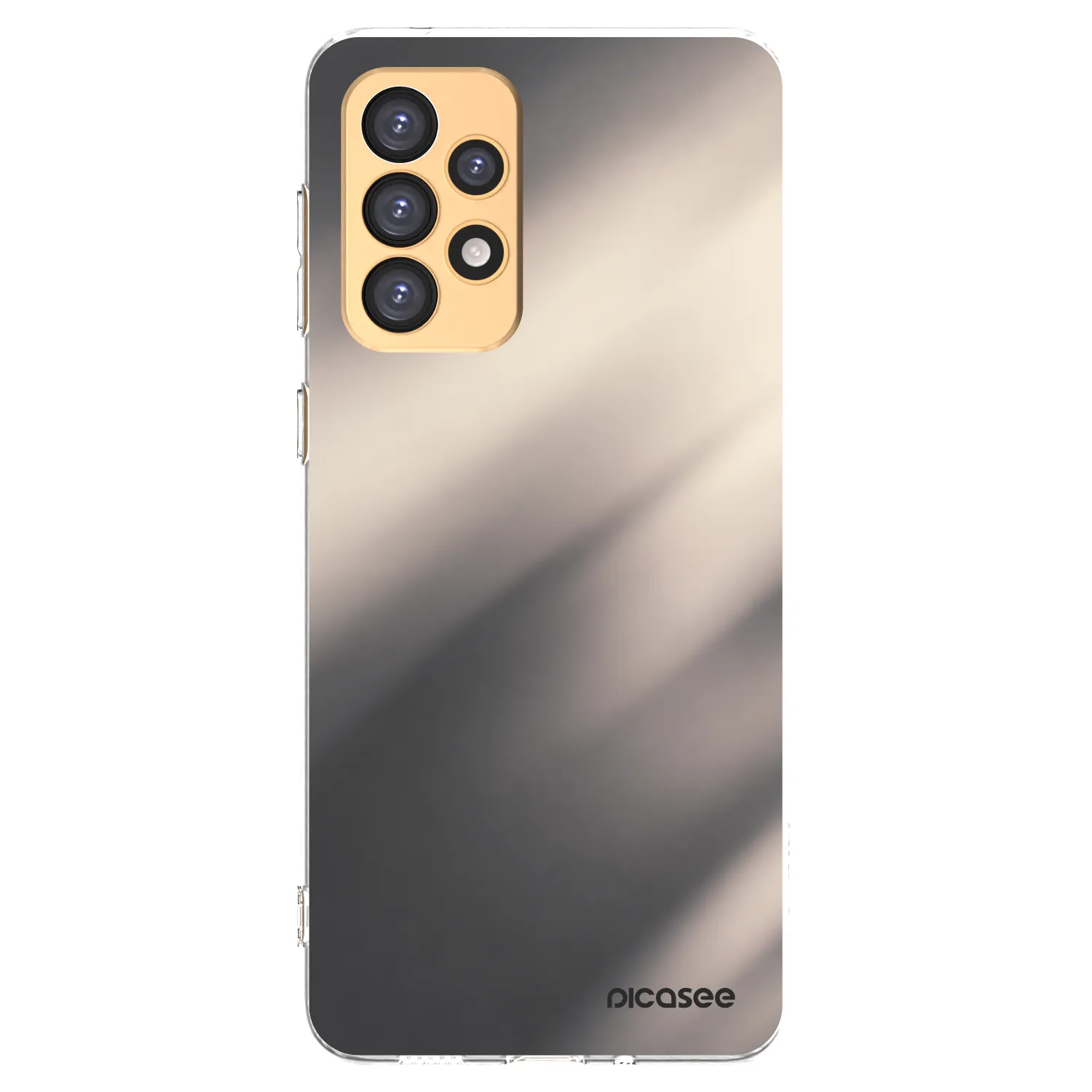 Picasee silikonska prozirna maskica za Samsung Galaxy A33 5G A336 - Smoky Beige