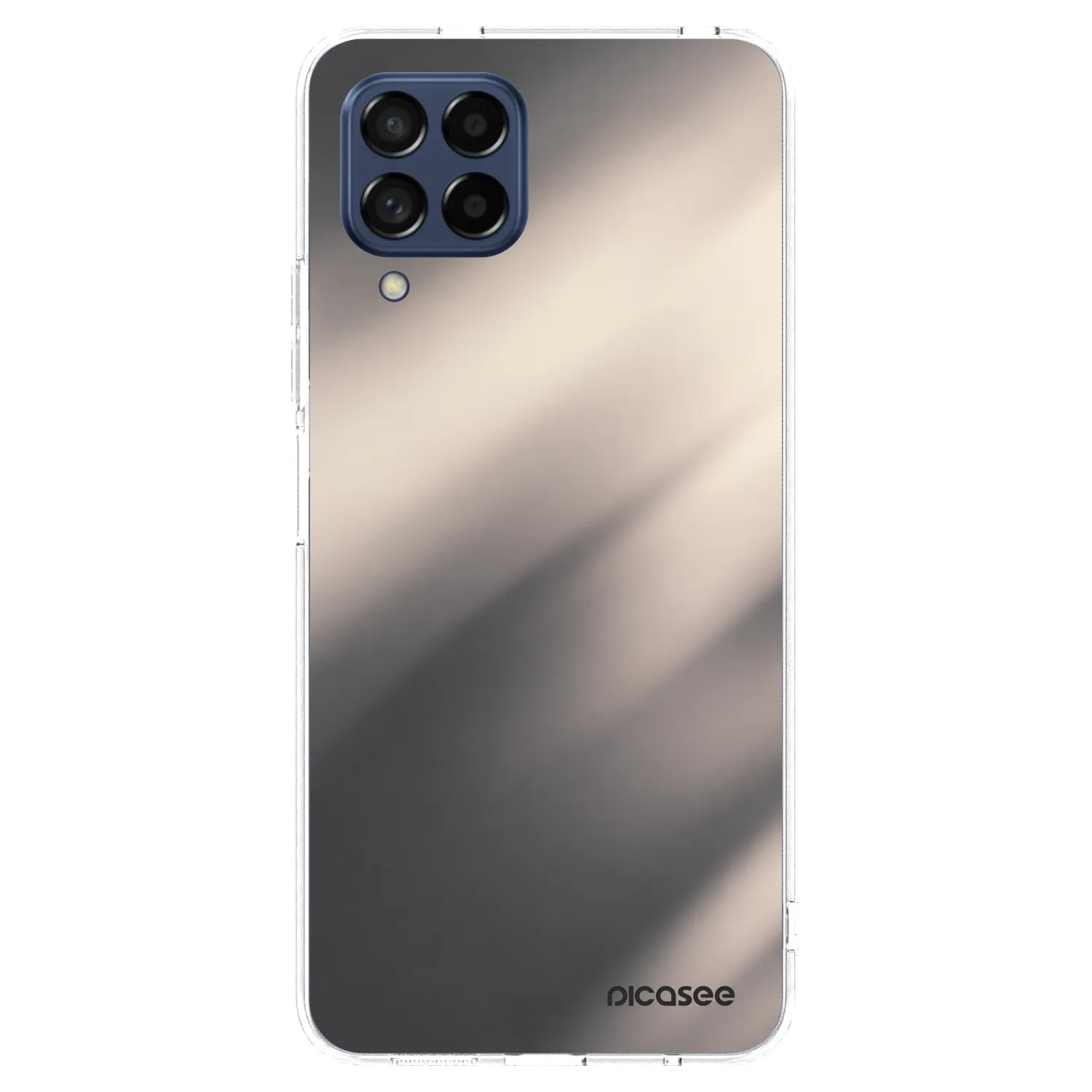 Picasee silikonska prozirna maskica za Samsung Galaxy M53 5G - Smoky Beige
