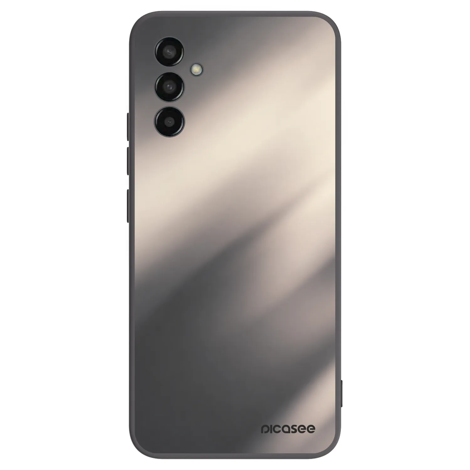Picasee crna silikonska maskica za Samsung Galaxy M13 M135F - Smoky Beige
