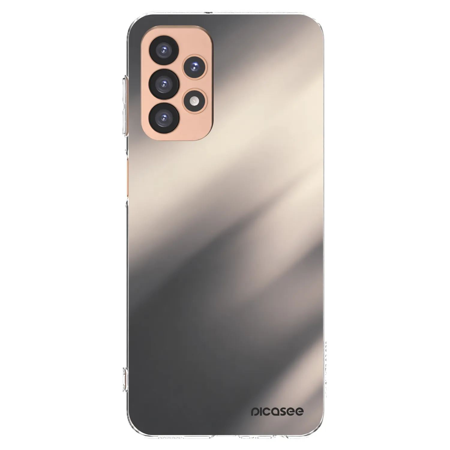 Picasee silikonska prozirna maskica za Samsung Galaxy A23 A236B 5G - Smoky Beige