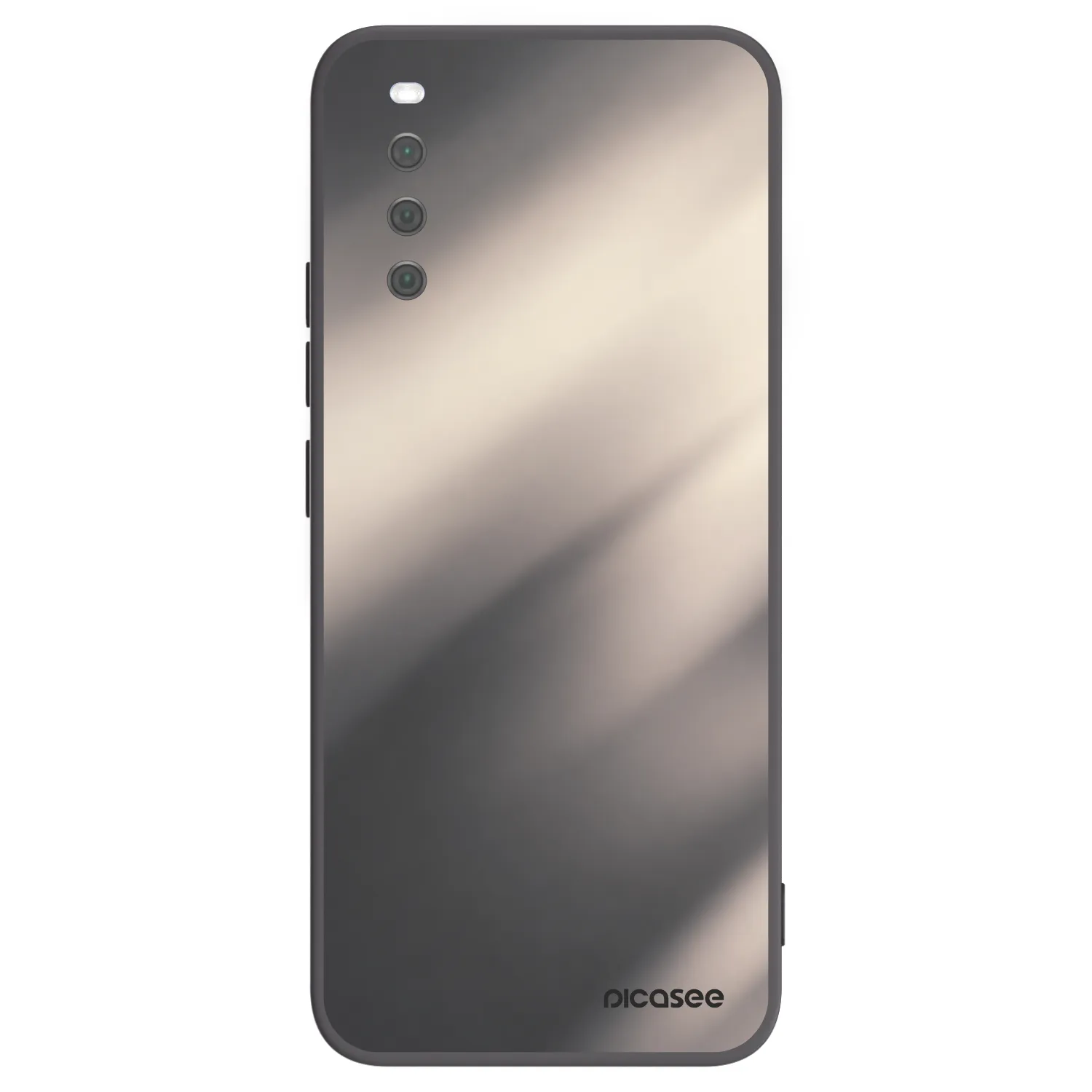Picasee crna silikonska maskica za Sony Xperia 10 III - Smoky Beige
