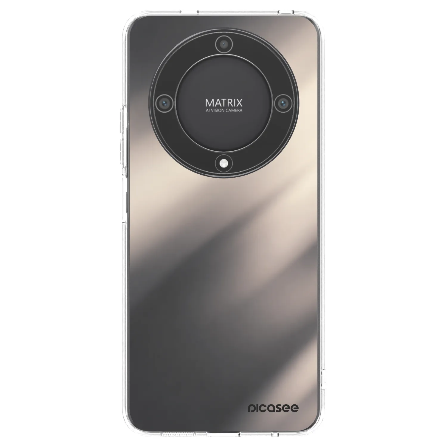 Picasee silikonska prozirna maskica za Honor Magic5 Lite 5G - Smoky Beige
