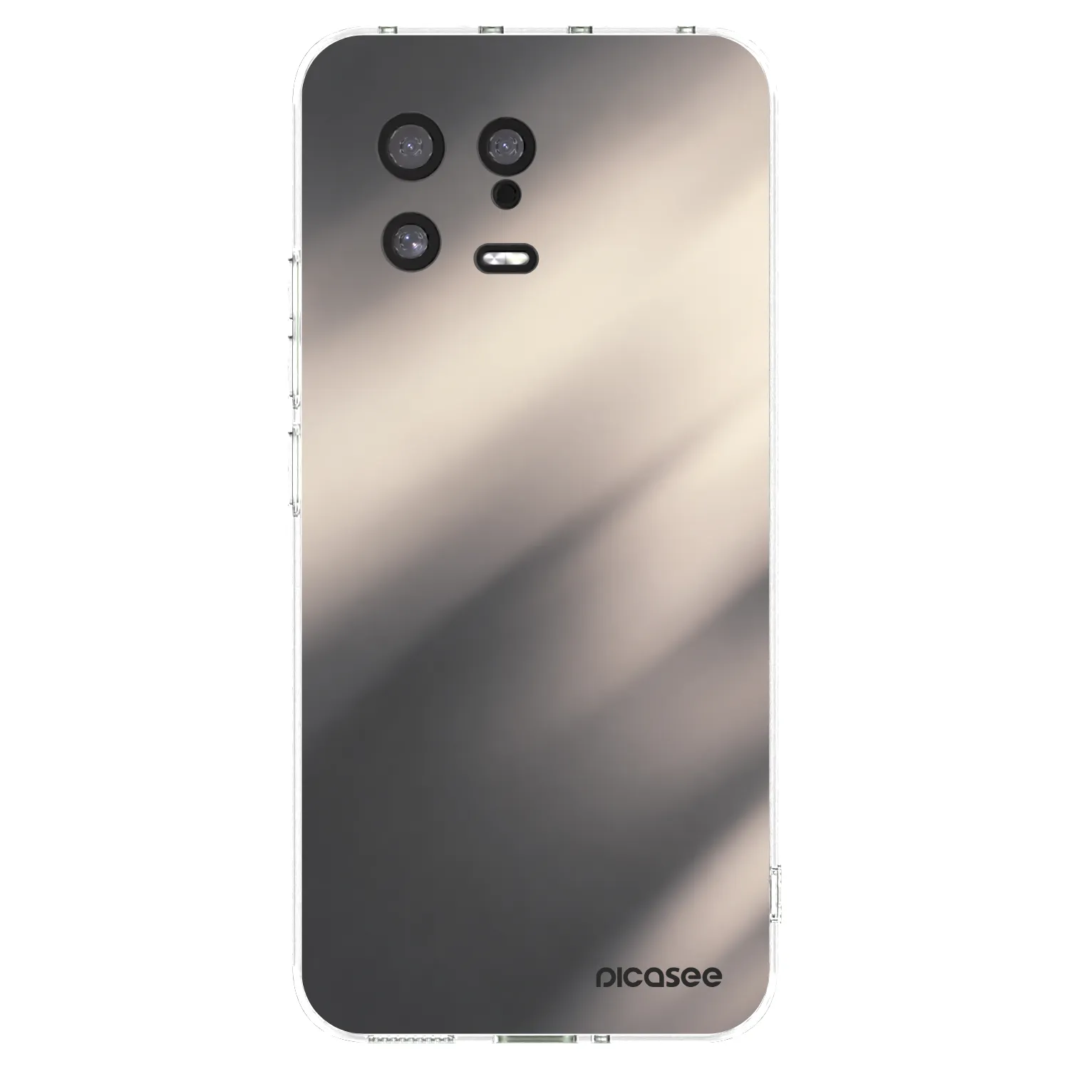 Picasee silikonska prozirna maskica za Xiaomi 13 - Smoky Beige