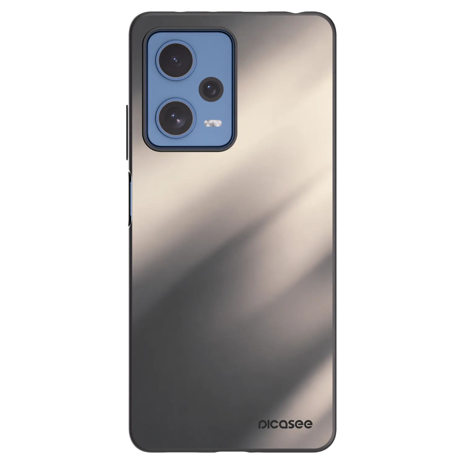 Picasee crna silikonska maskica za Xiaomi Redmi Note 12 Pro 5G - Smoky Beige