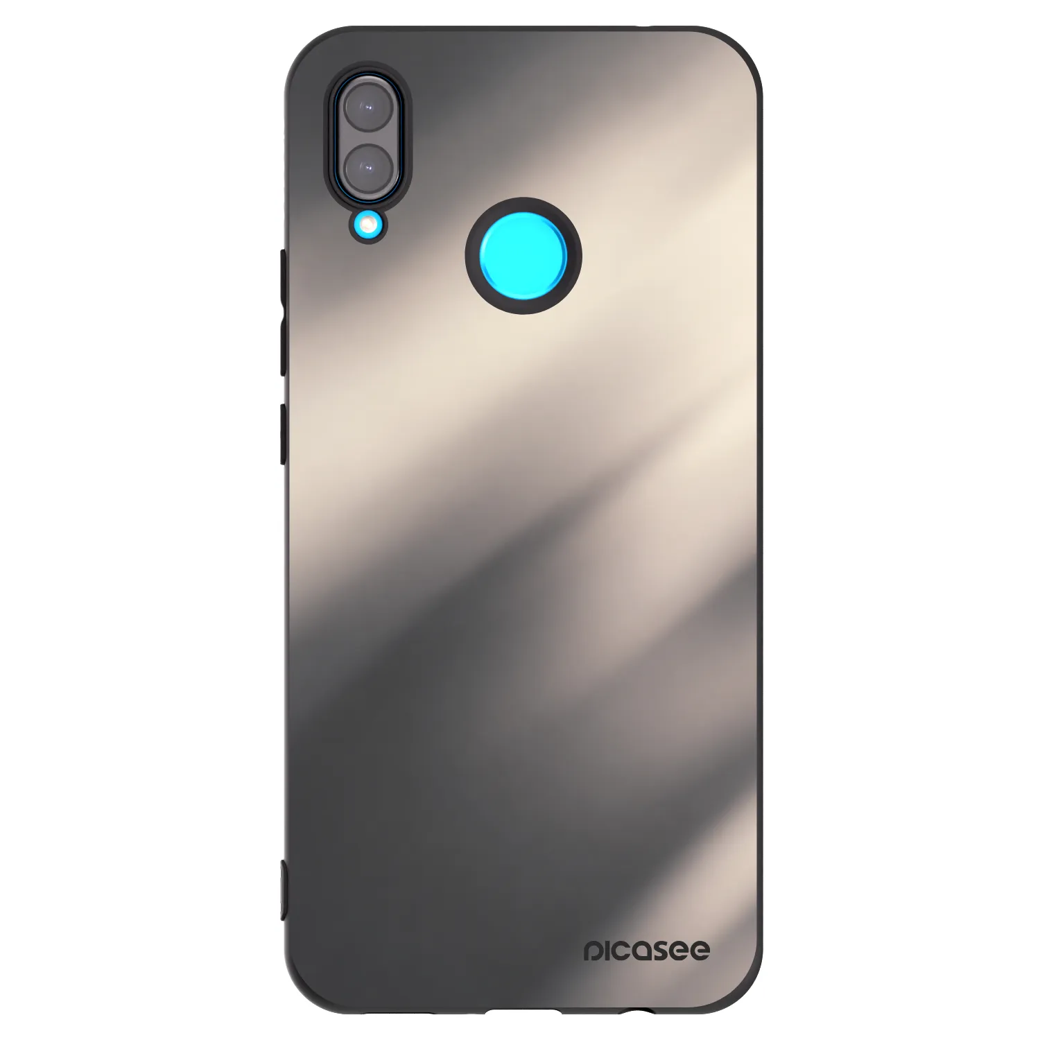 Picasee crna silikonska maskica za Huawei Nova 3 - Smoky Beige