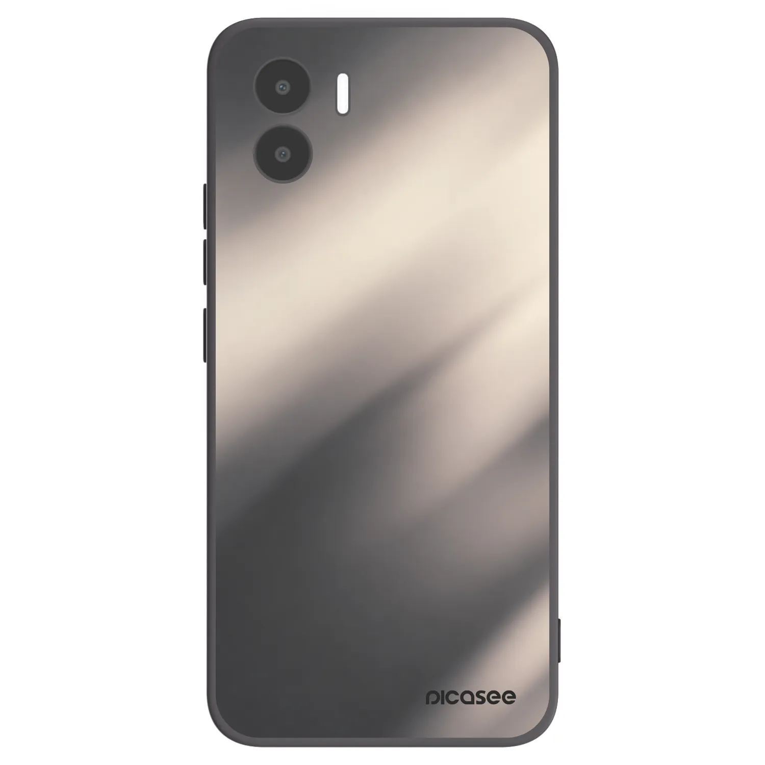 Picasee crna silikonska maskica za Xiaomi Redmi A2 - Smoky Beige