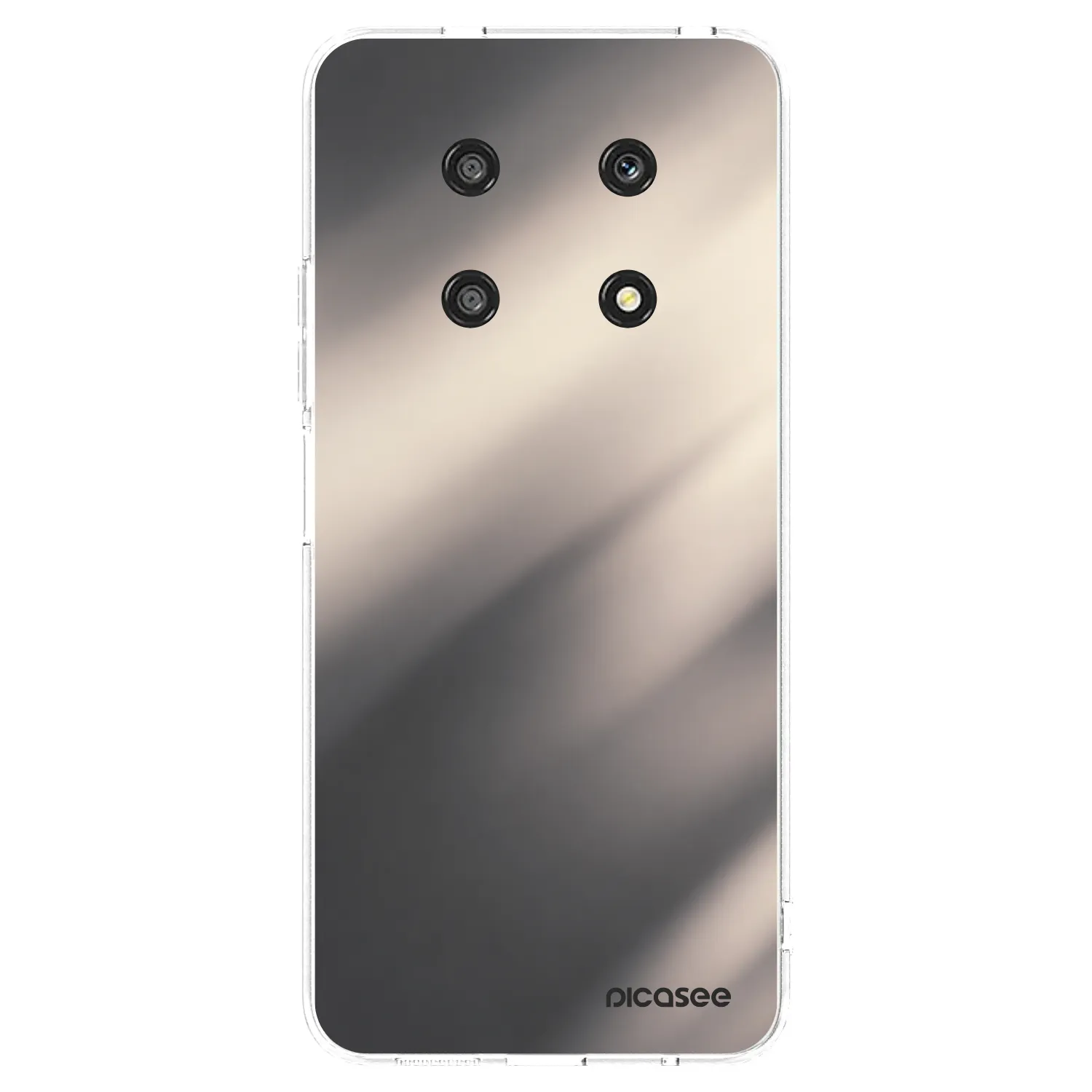 Picasee silikonska prozirna maskica za Honor Magic4 Lite 5G - Smoky Beige