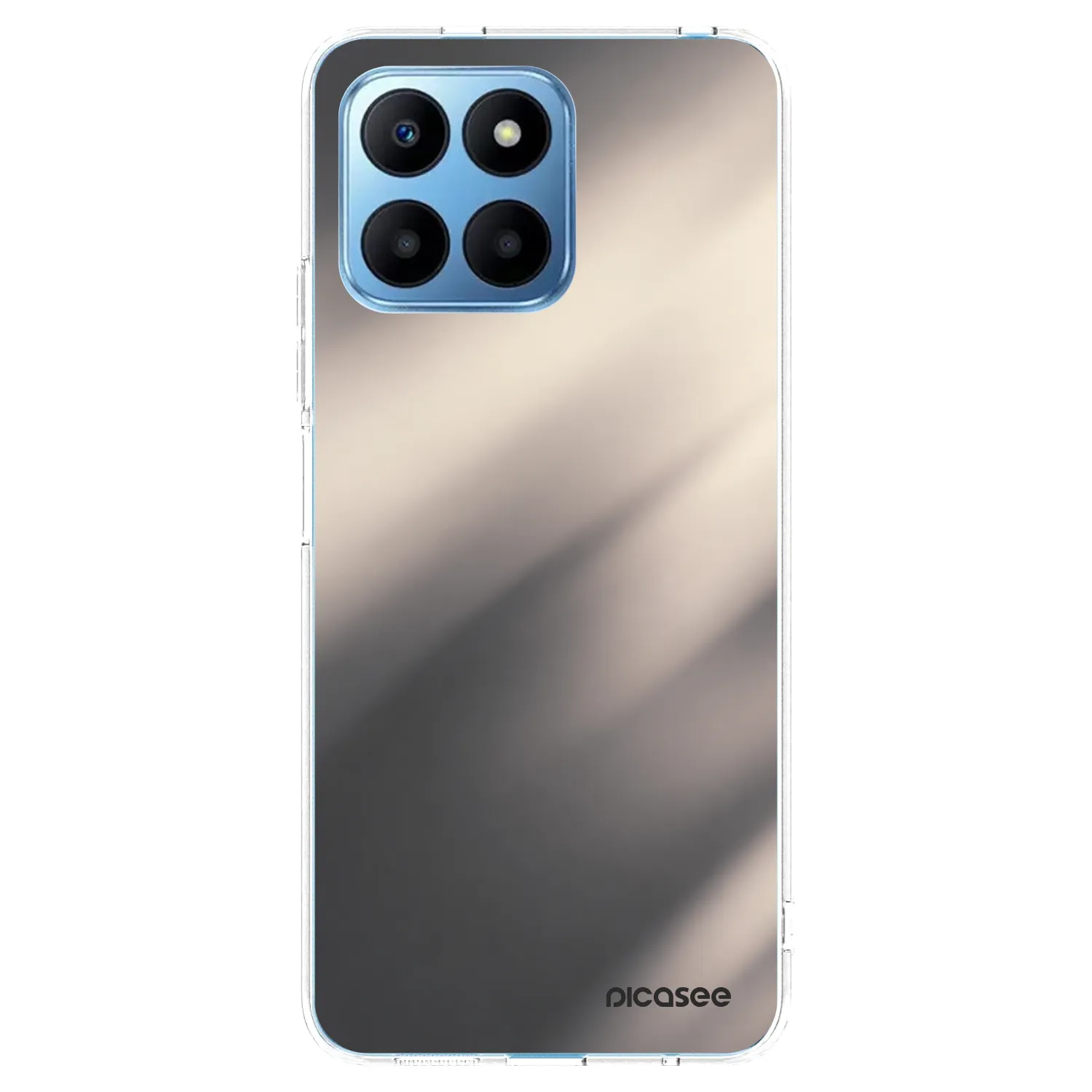 Picasee silikonska prozirna maskica za Honor 70 Lite - Smoky Beige