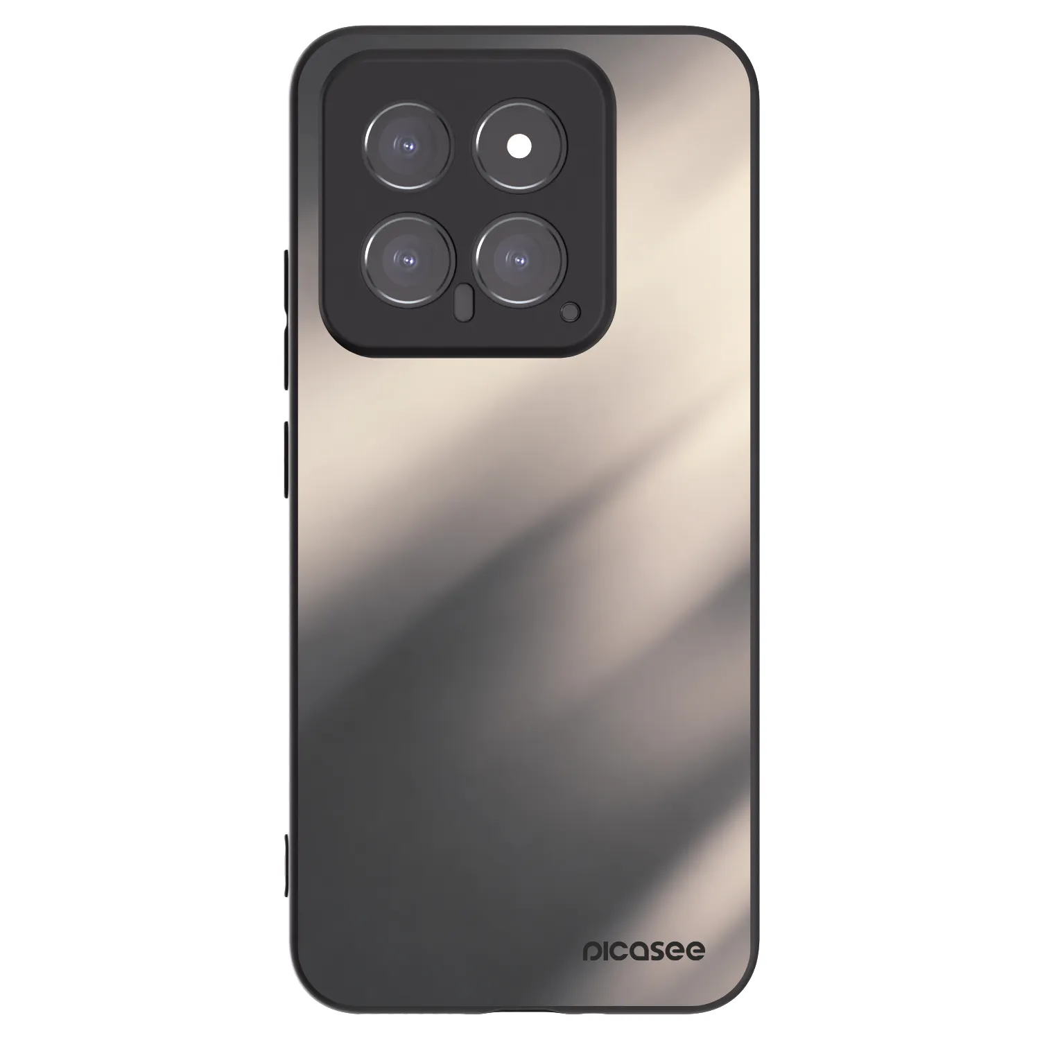 Picasee crna silikonska maskica za Xiaomi 14 - Smoky Beige
