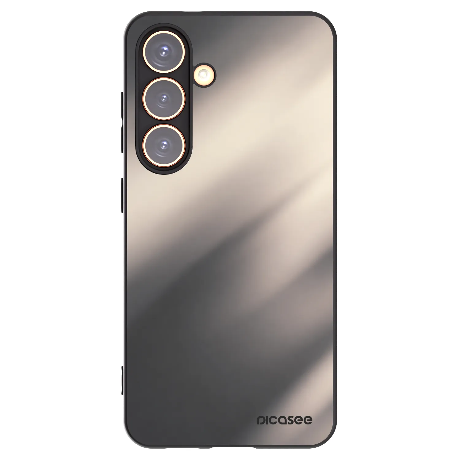 Picasee crna silikonska maskica za Samsung Galaxy S24 S921B 5G - Smoky Beige