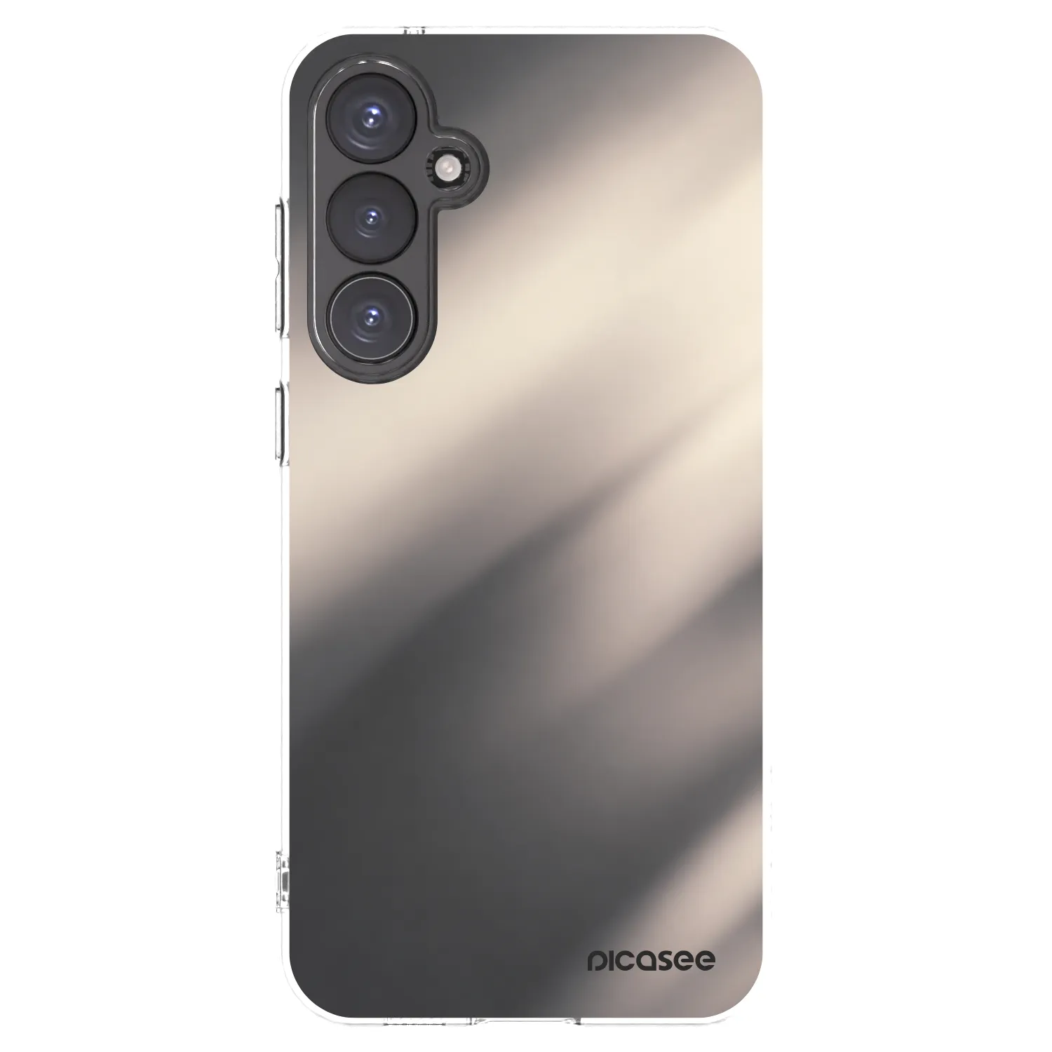 Picasee silikonska prozirna maskica za Samsung Galaxy S23 FE S711B - Smoky Beige