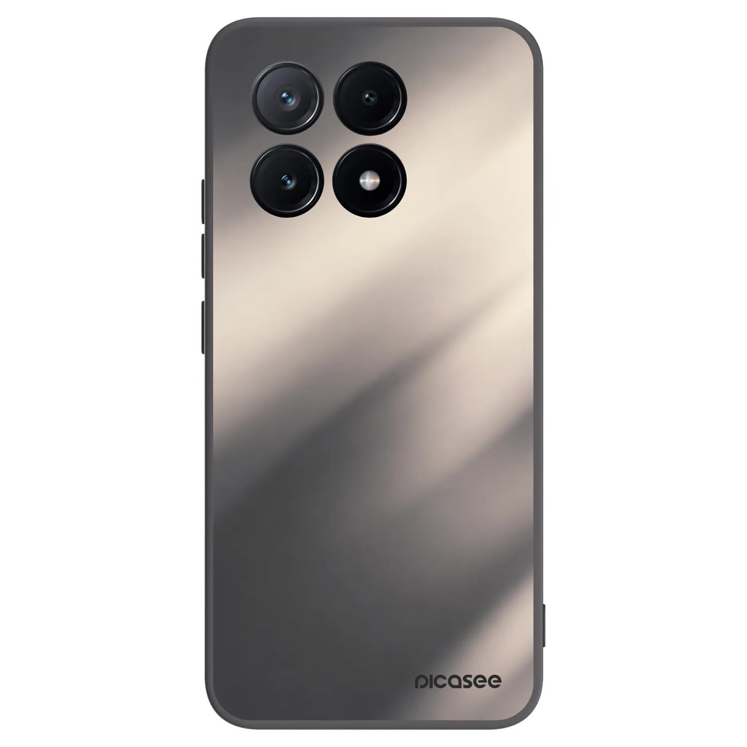 Picasee crna silikonska maskica za Xiaomi Poco X6 Pro - Smoky Beige