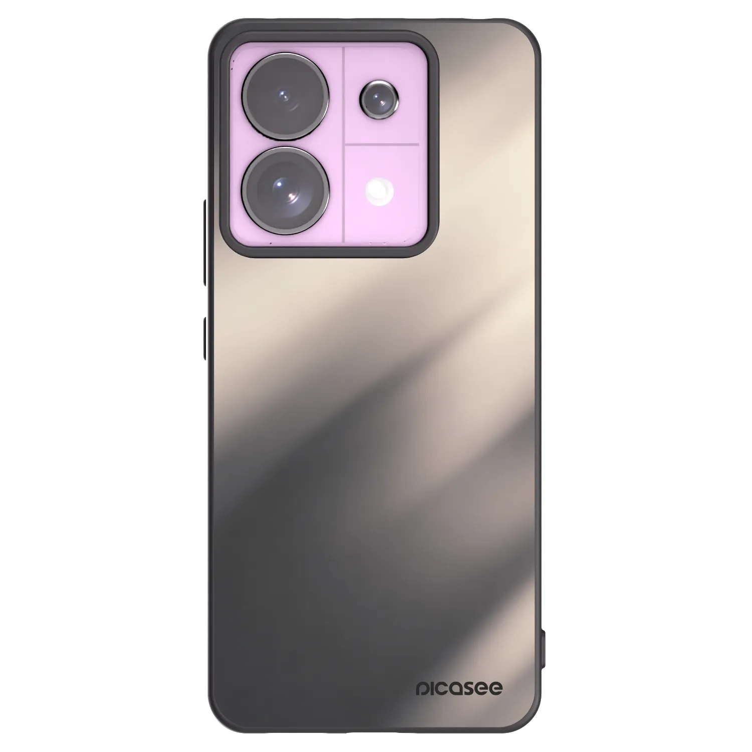 Picasee crna silikonska maskica za Xiaomi Redmi Note 13 Pro 5G - Smoky Beige