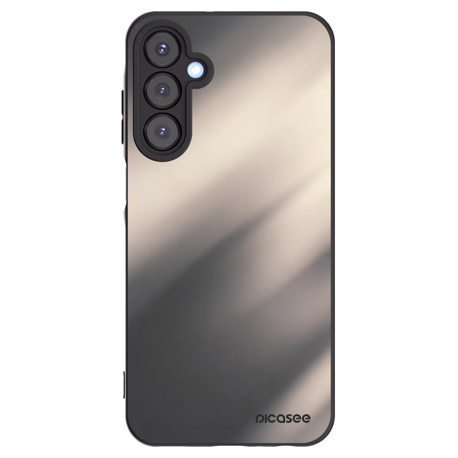 Picasee crna silikonska maskica za Samsung Galaxy A25 A256B 5G - Smoky Beige