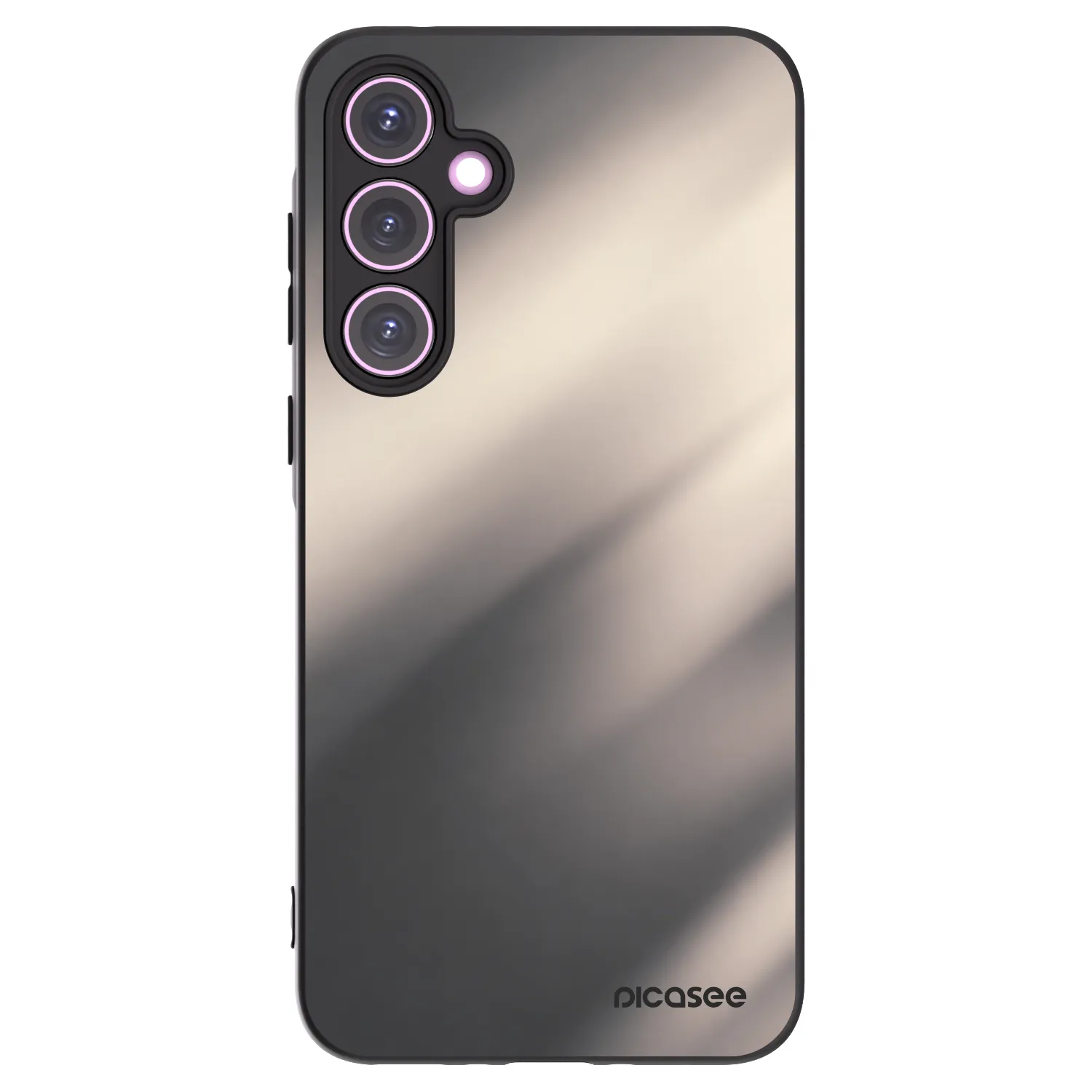 Picasee crna silikonska maskica za Samsung Galaxy A35 5G A356B - Smoky Beige