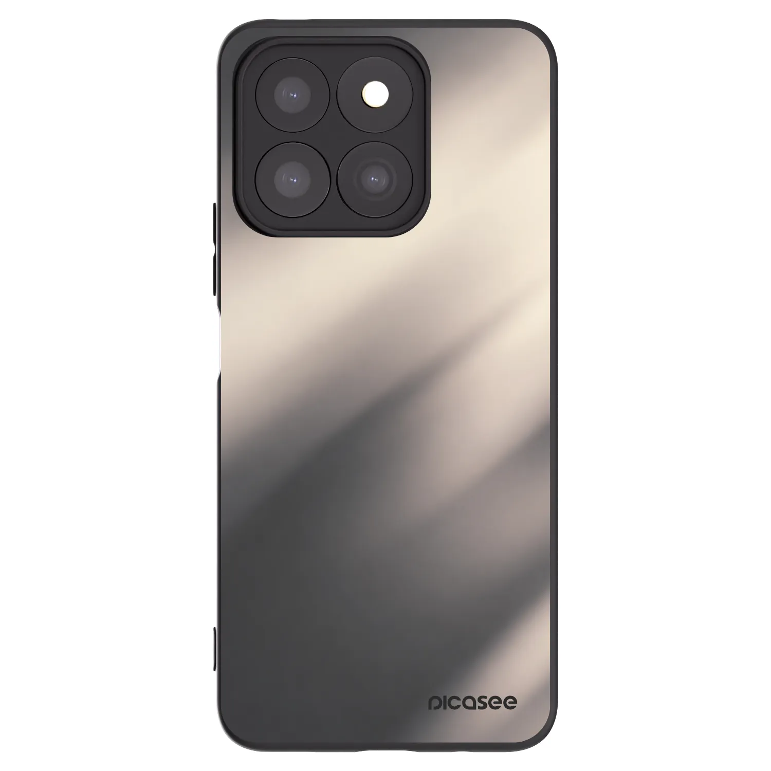 Picasee crna silikonska maskica za Honor X8b - Smoky Beige