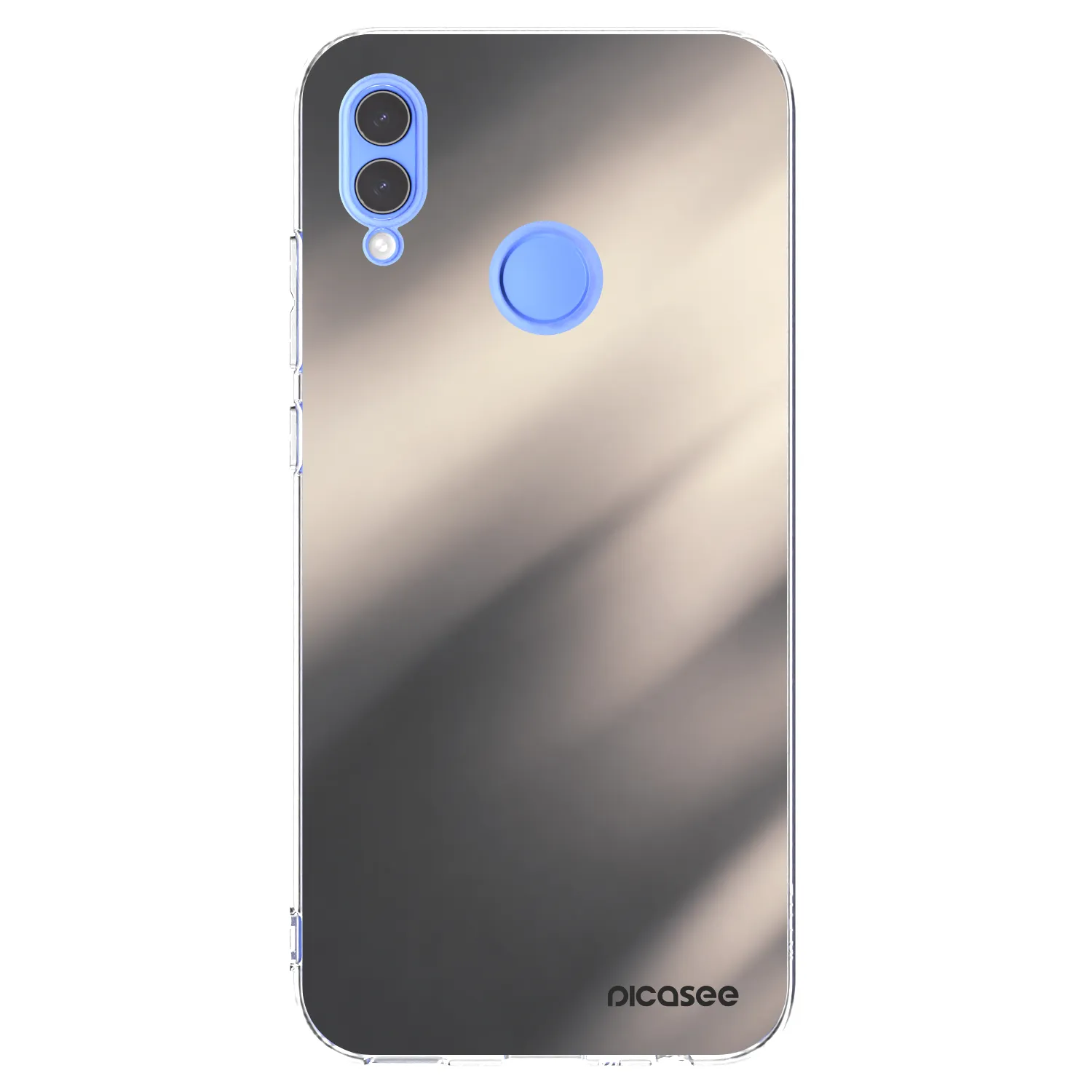 Picasee silikonska prozirna maskica za Honor 10 Lite - Smoky Beige